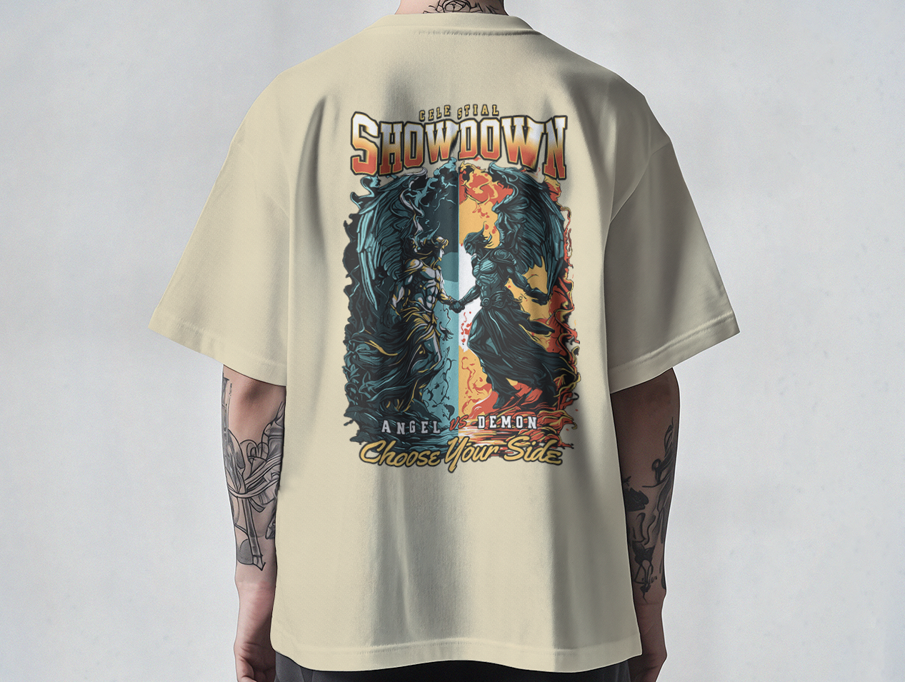 Camiseta Angel vs Demon