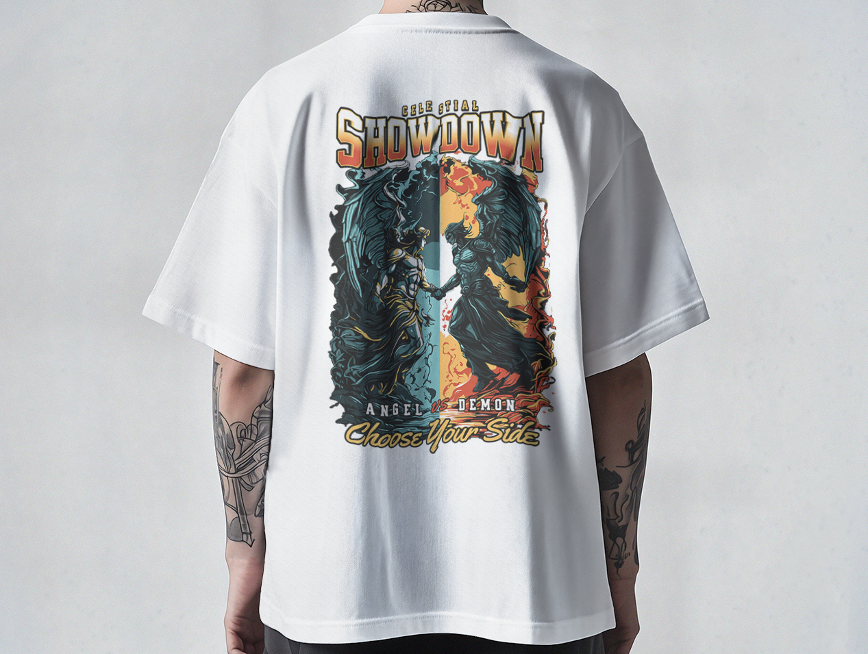 Camiseta Angel vs Demon