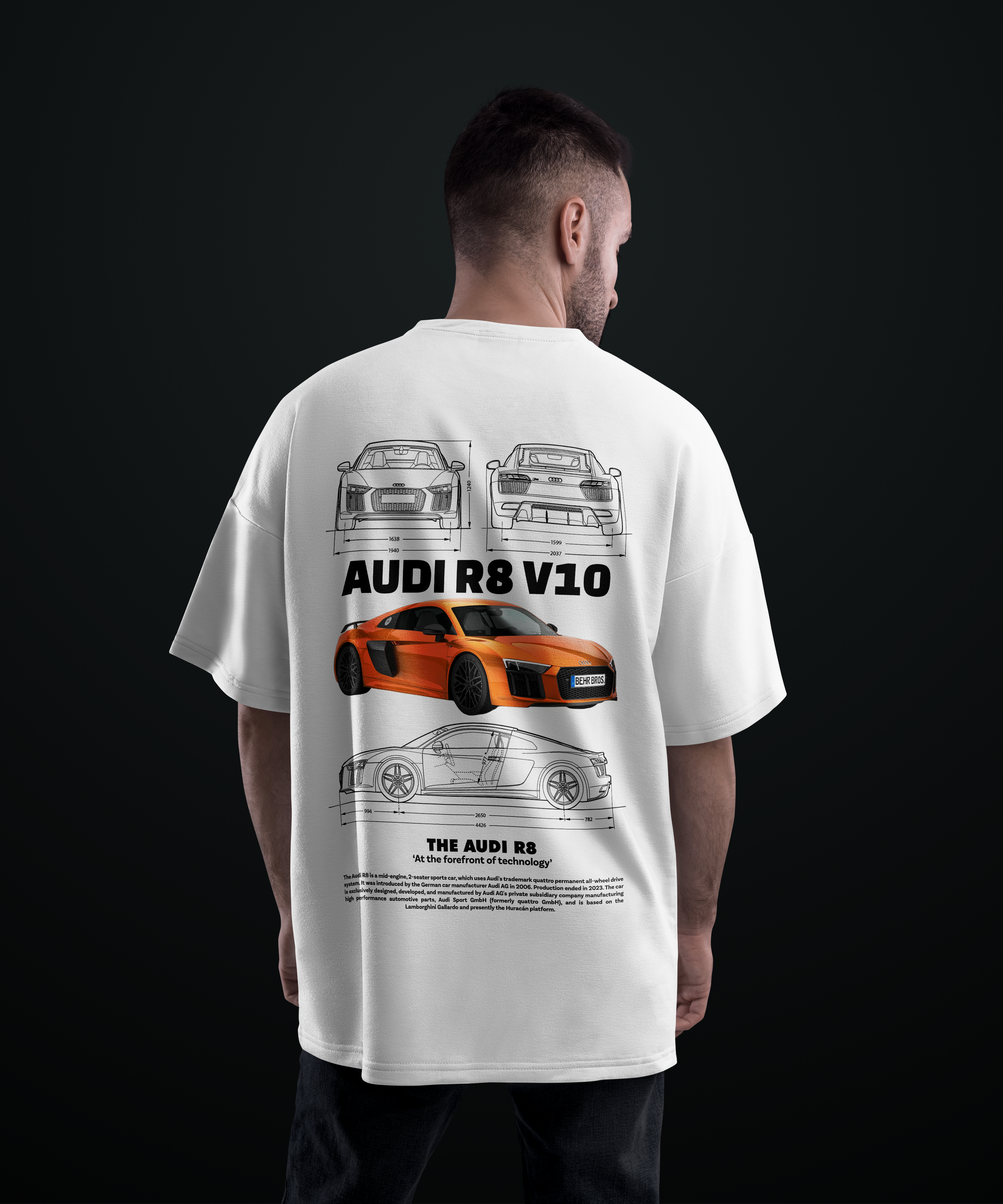 Camiseta Audi R8 V10