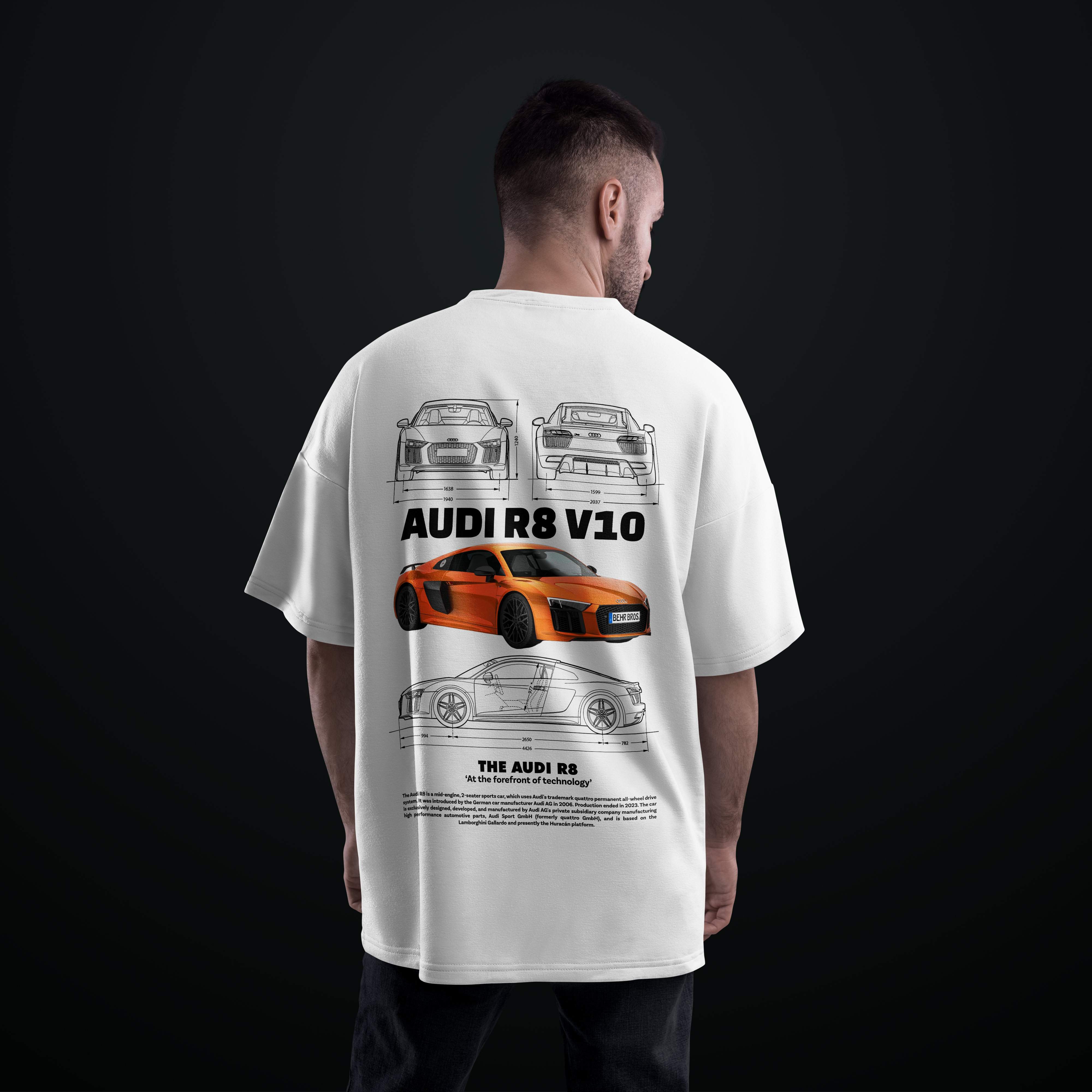 Camiseta Audi R8 V10