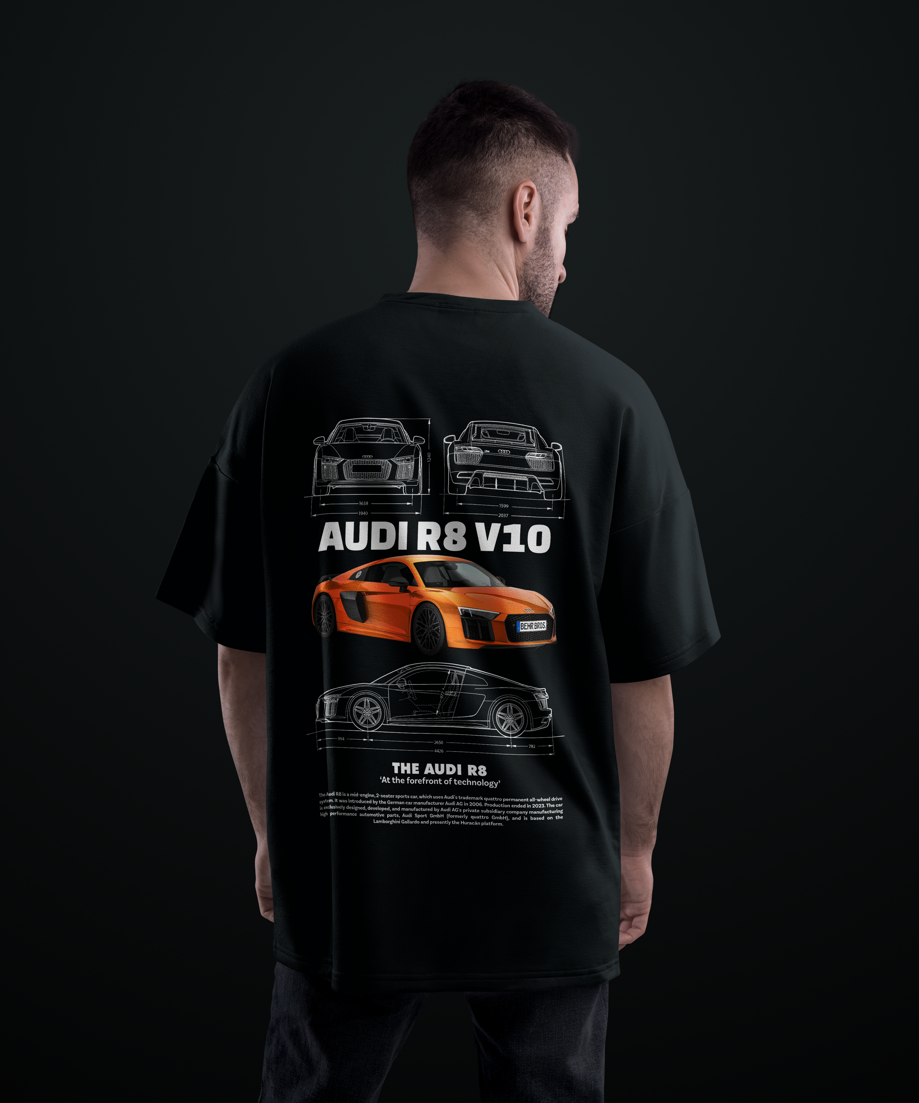 Camiseta Audi R8 V10