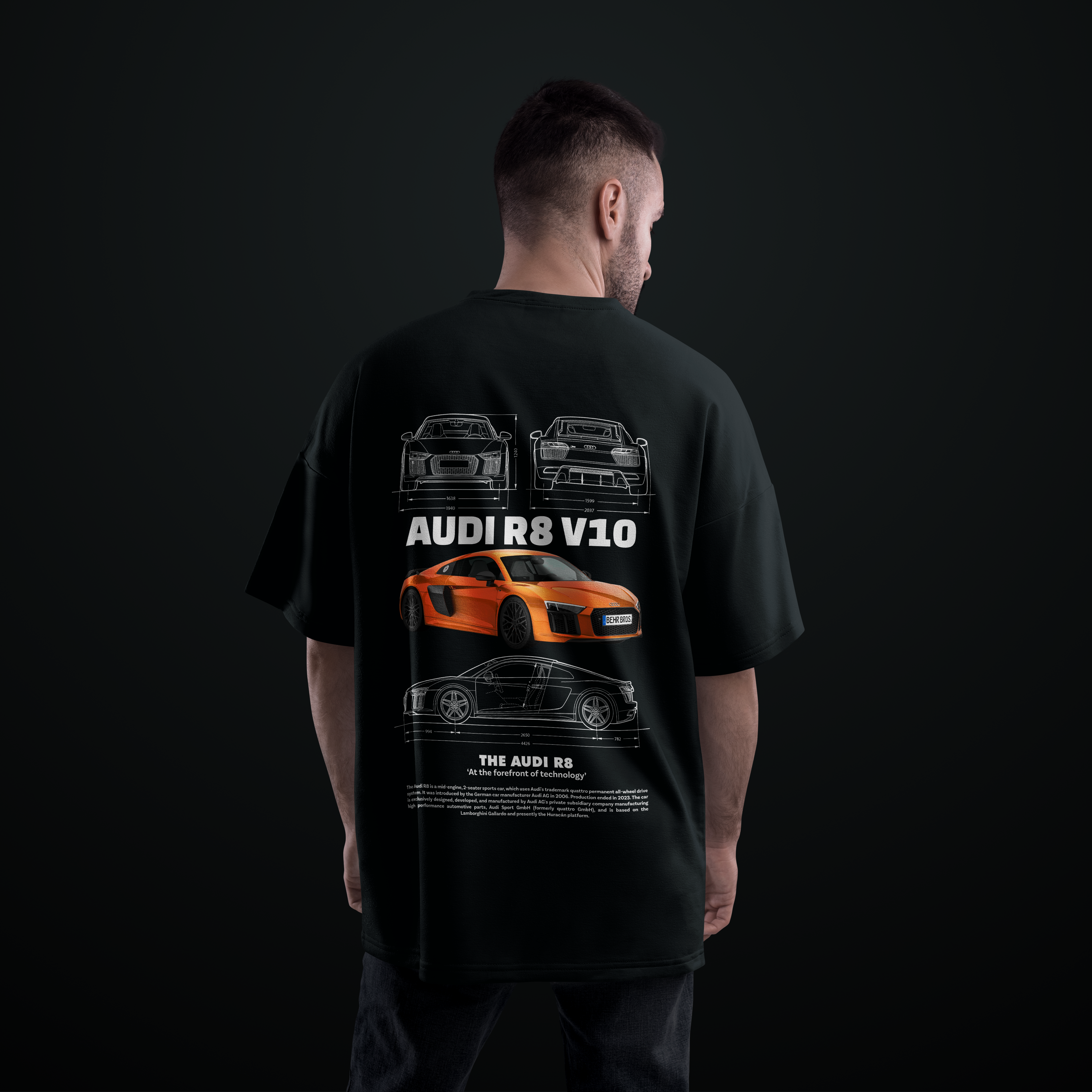 Camiseta Audi R8 V10