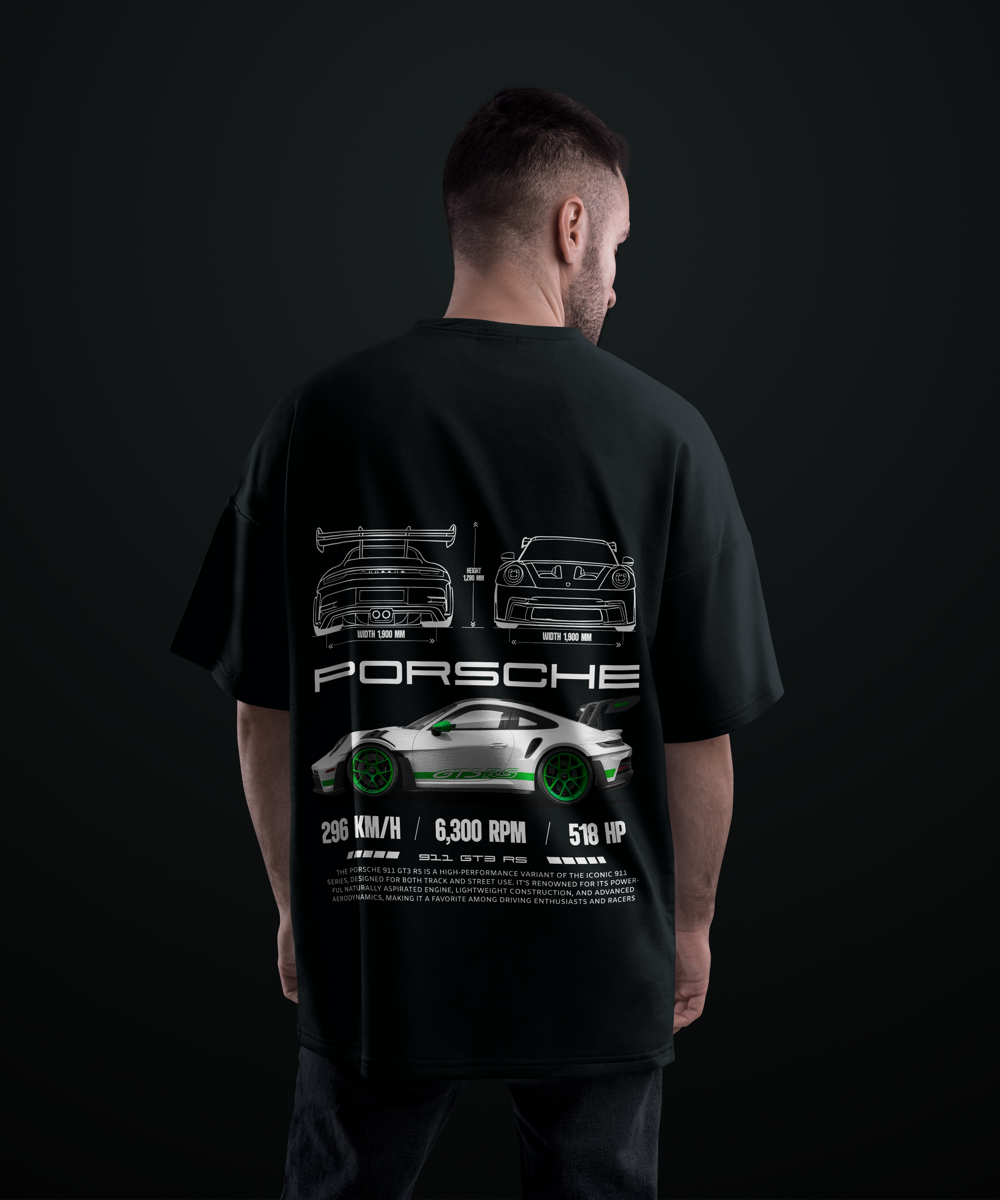 Camiseta Porsche 911 GTR
