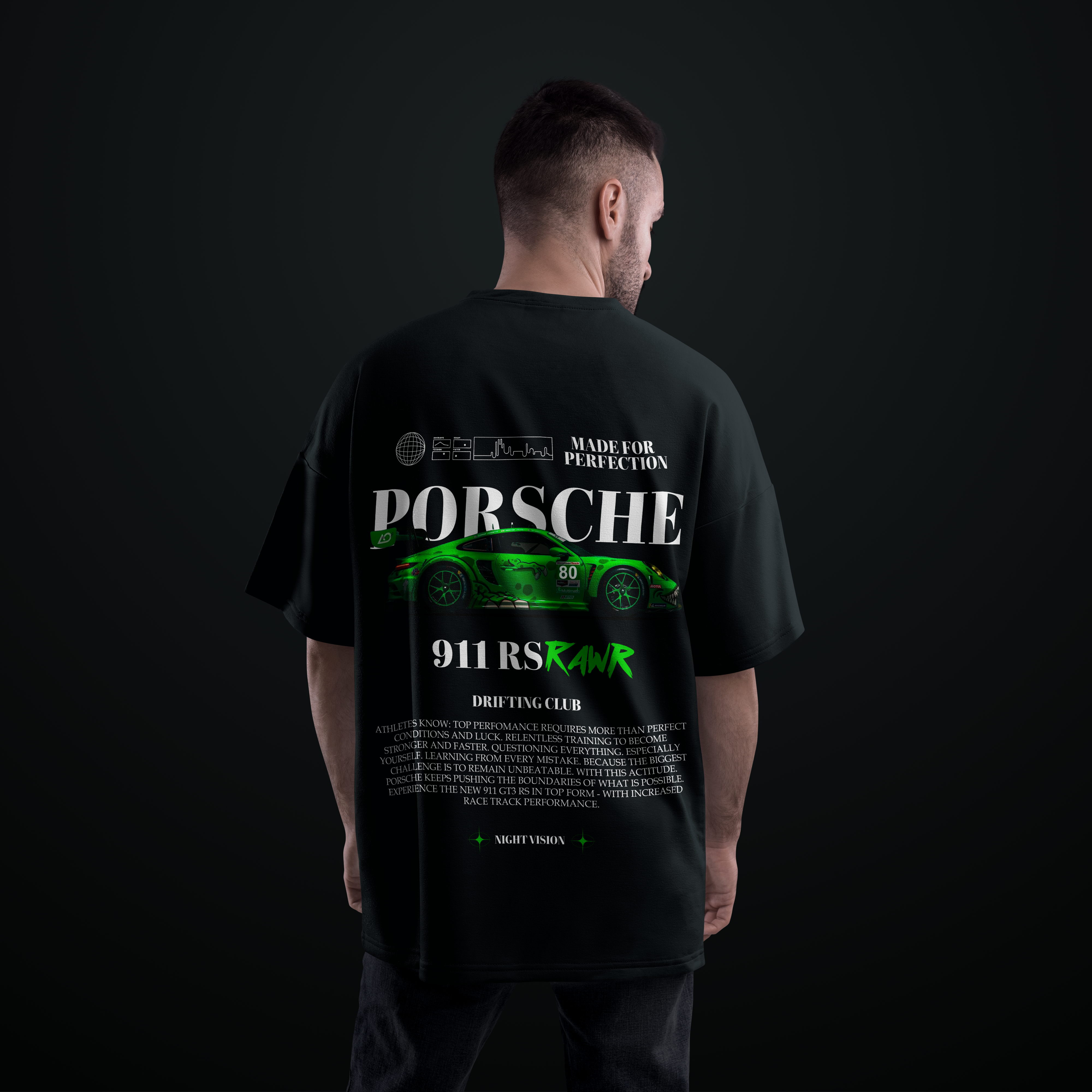 Camiseta Porsche 911 RS RAWR
