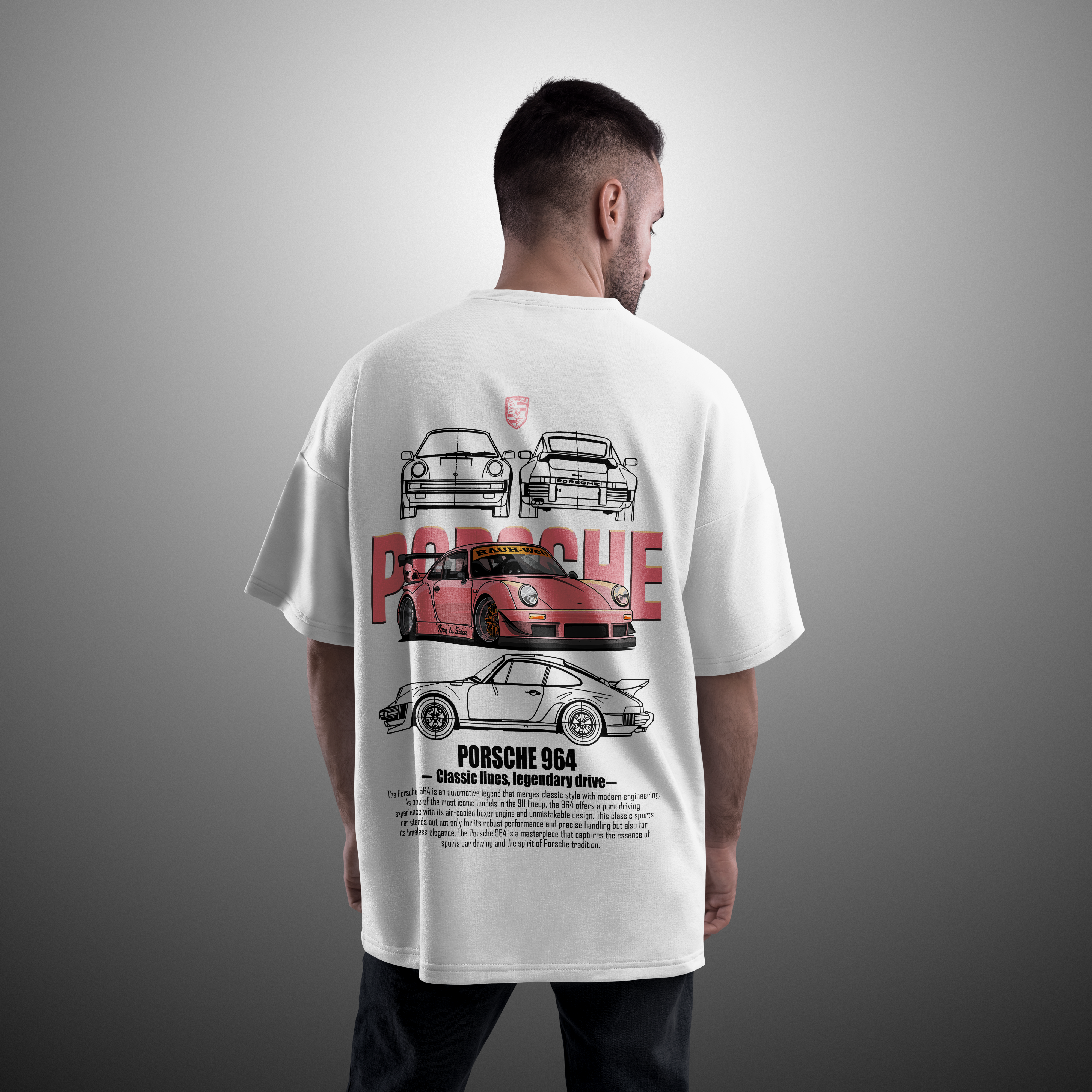 Camiseta Porsche 964
