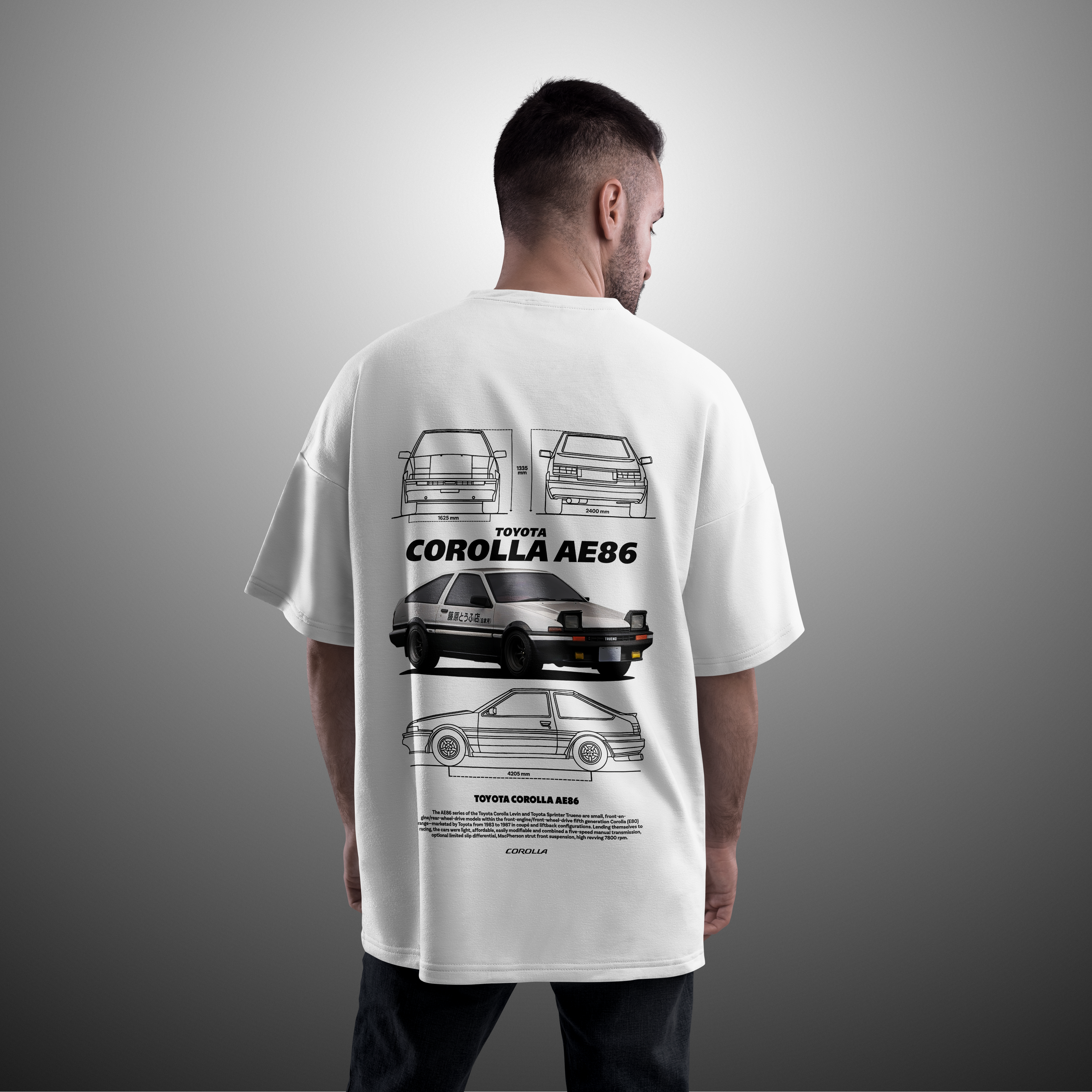 Camiseta Toyota Corolla AE86