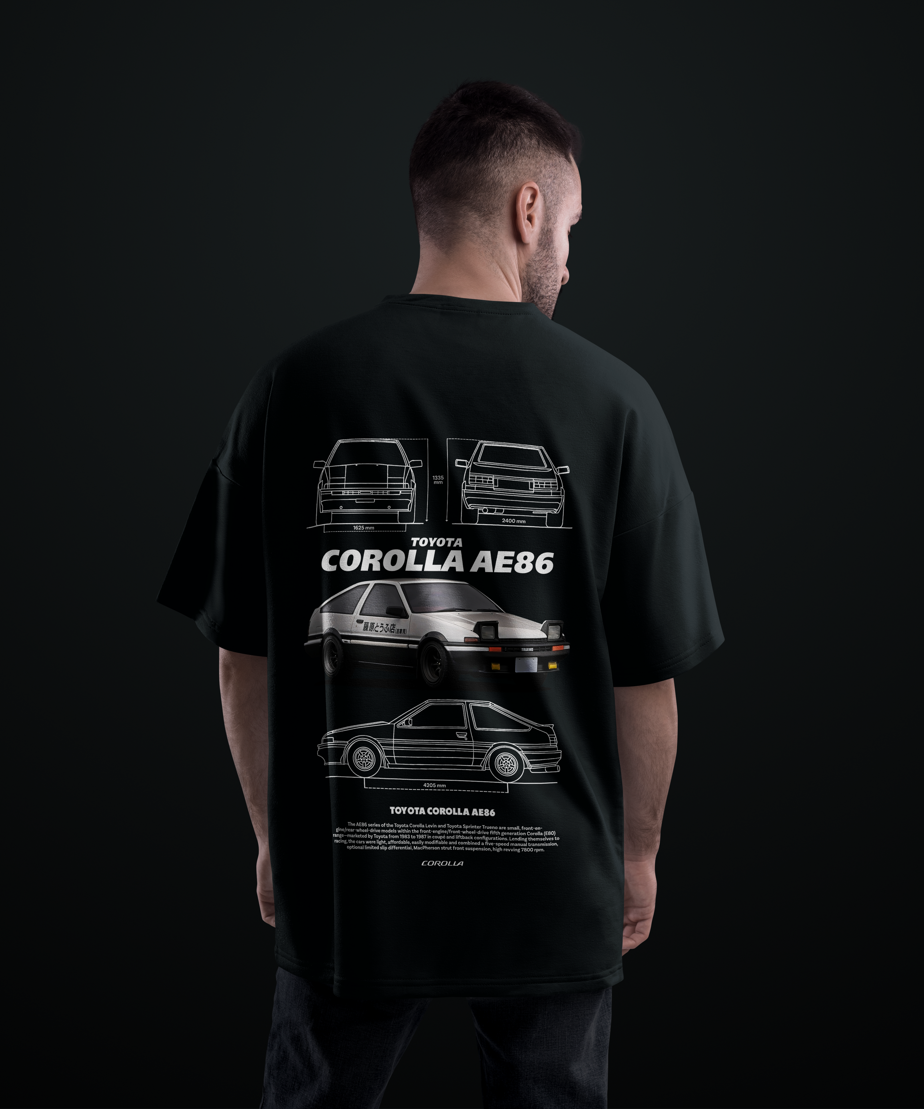 Camiseta Toyota Corolla AE86