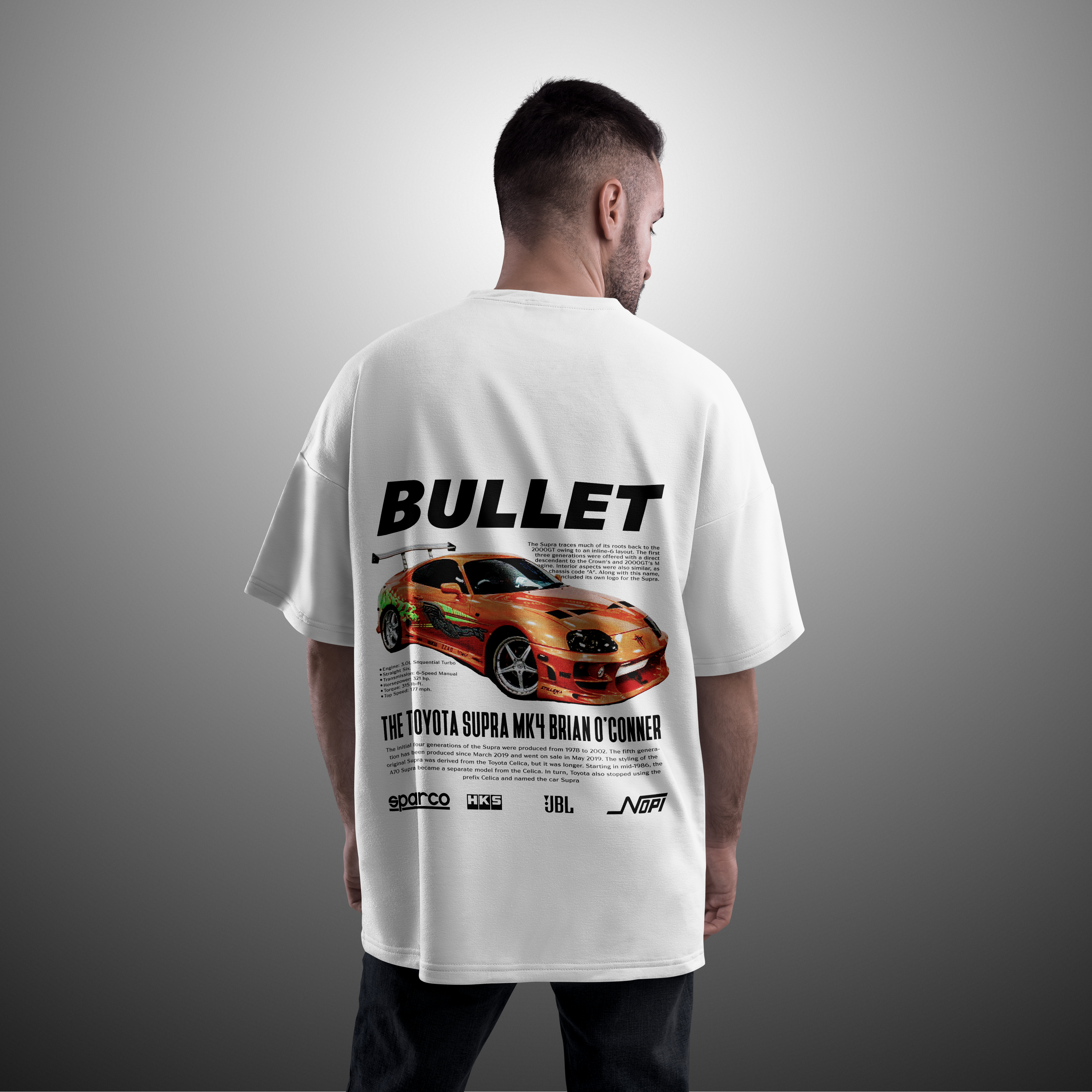 Camiseta Toyota Supra MK4 Brian o` Conner