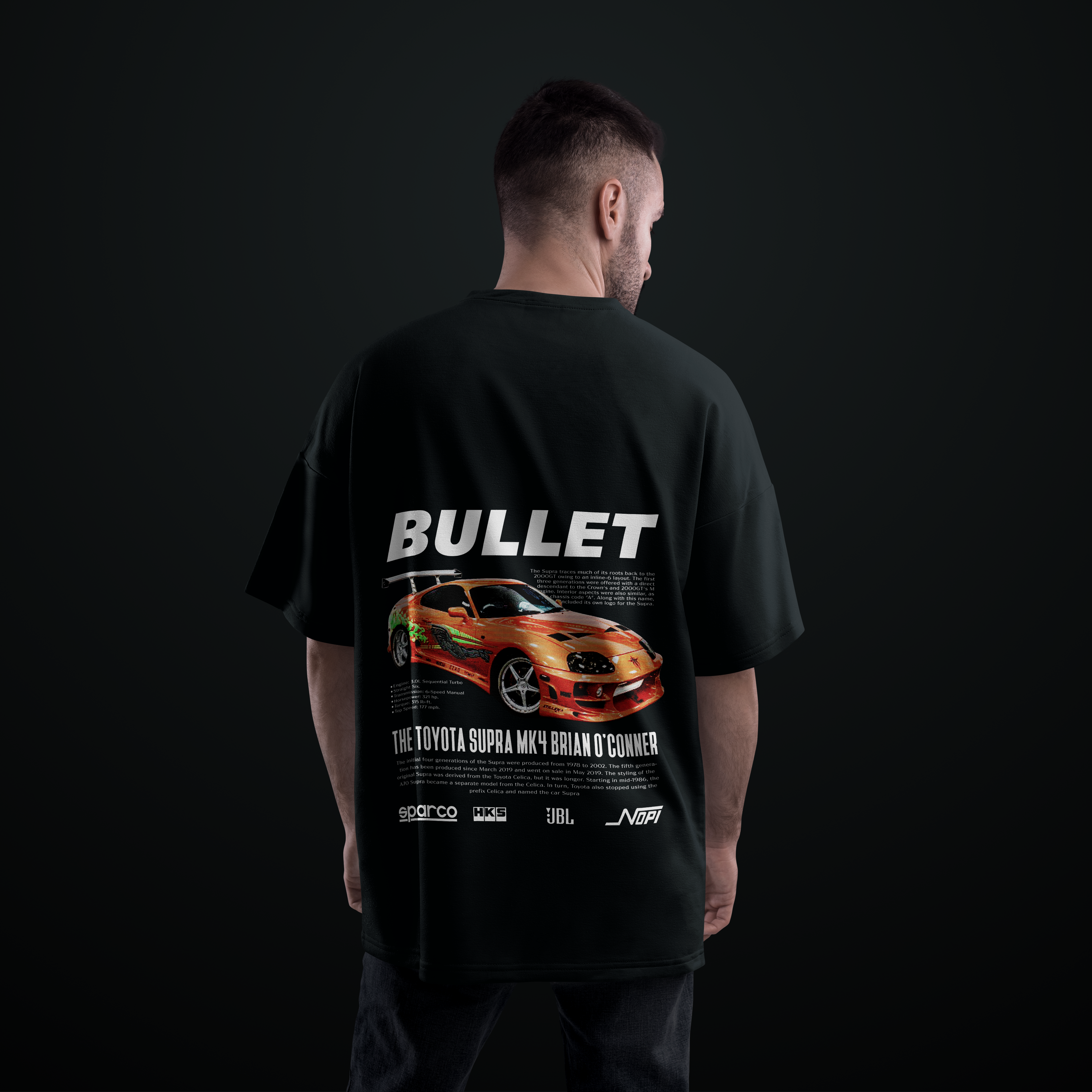 Camiseta Toyota Supra MK4 Brian o` Conner