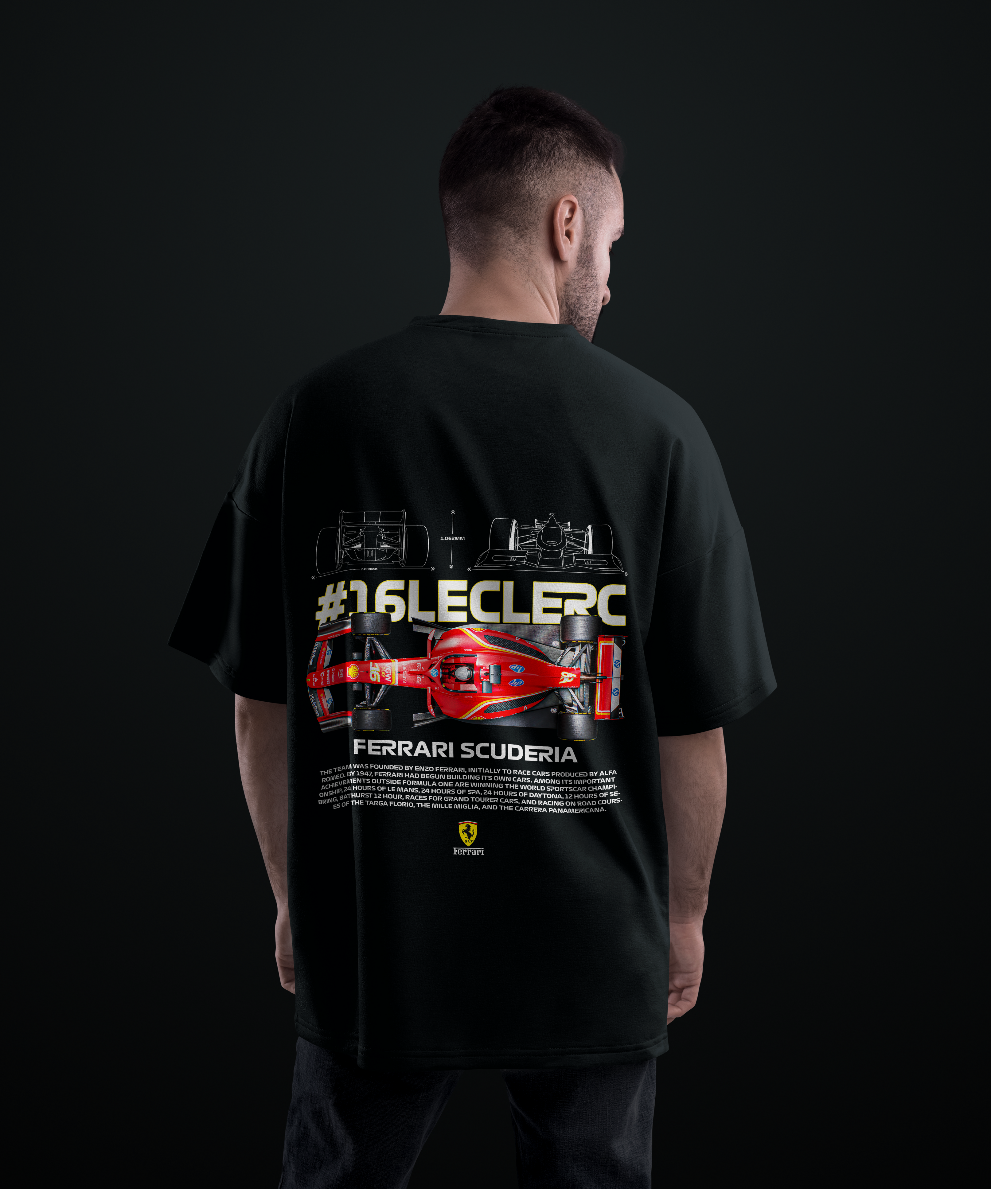Camiseta F1 Charles leclerc