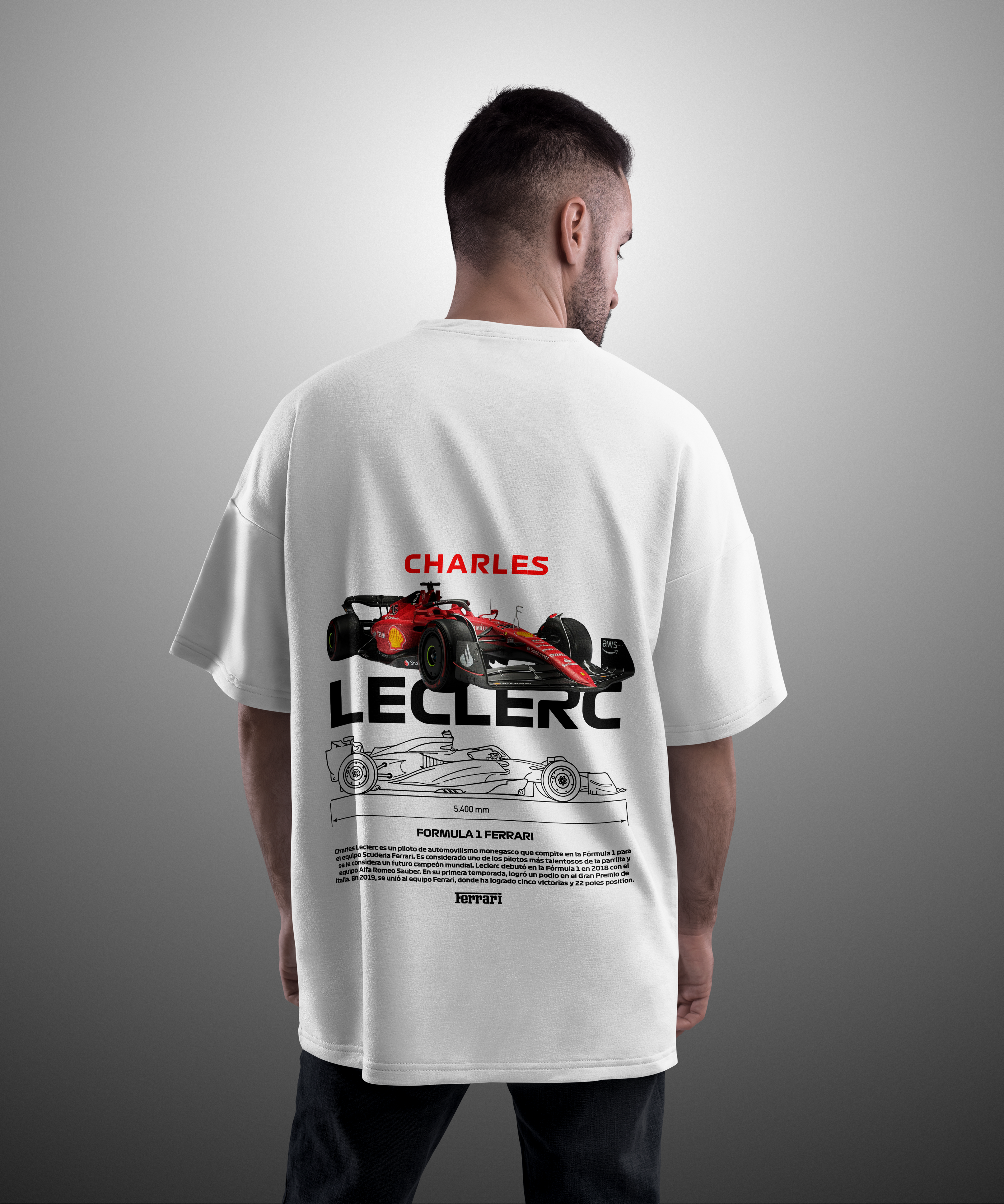 Camiseta F1 Charles Leclerc