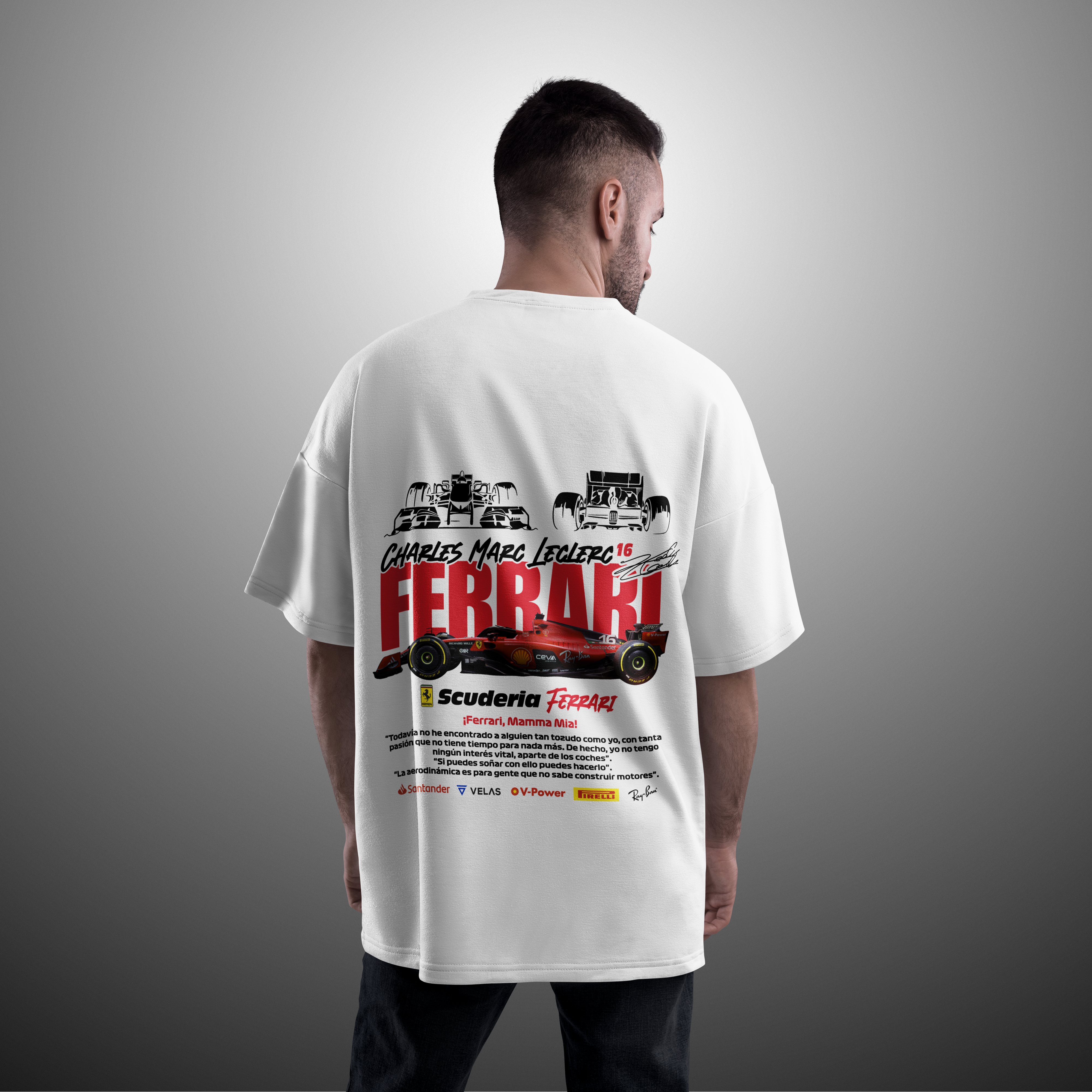 Camiseta F1 Charles Leclerc