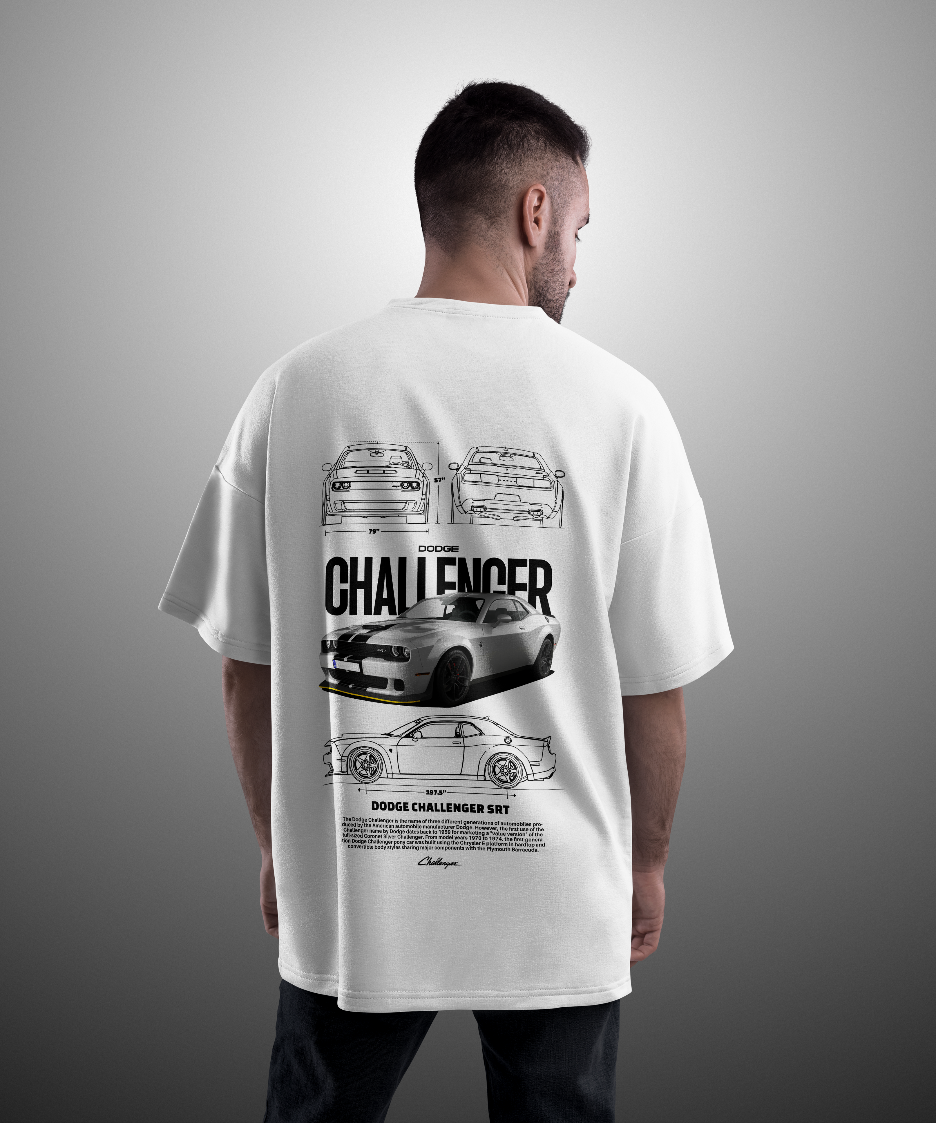 Camiseta Dodge Challenger SRT