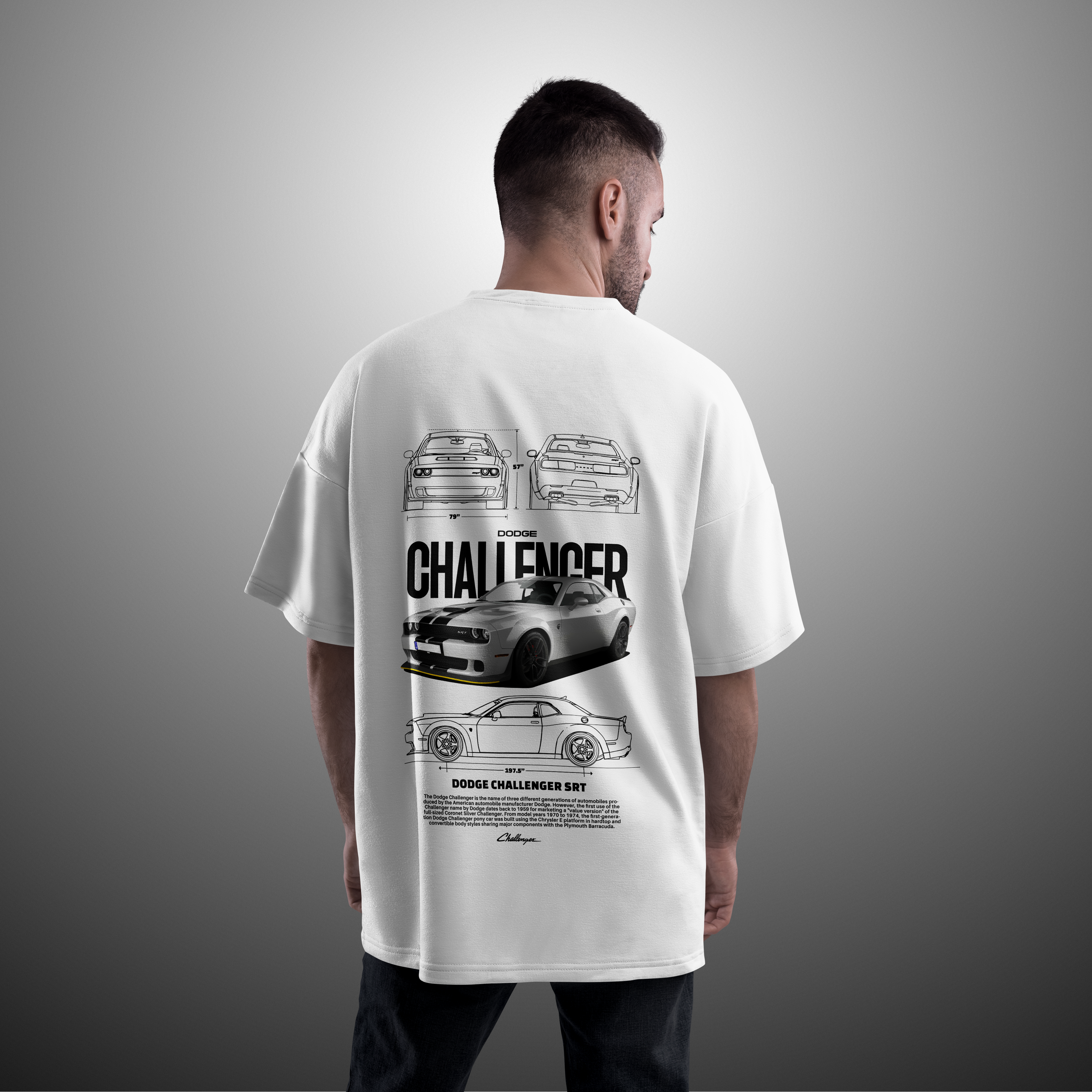 Camiseta Dodge Challenger SRT