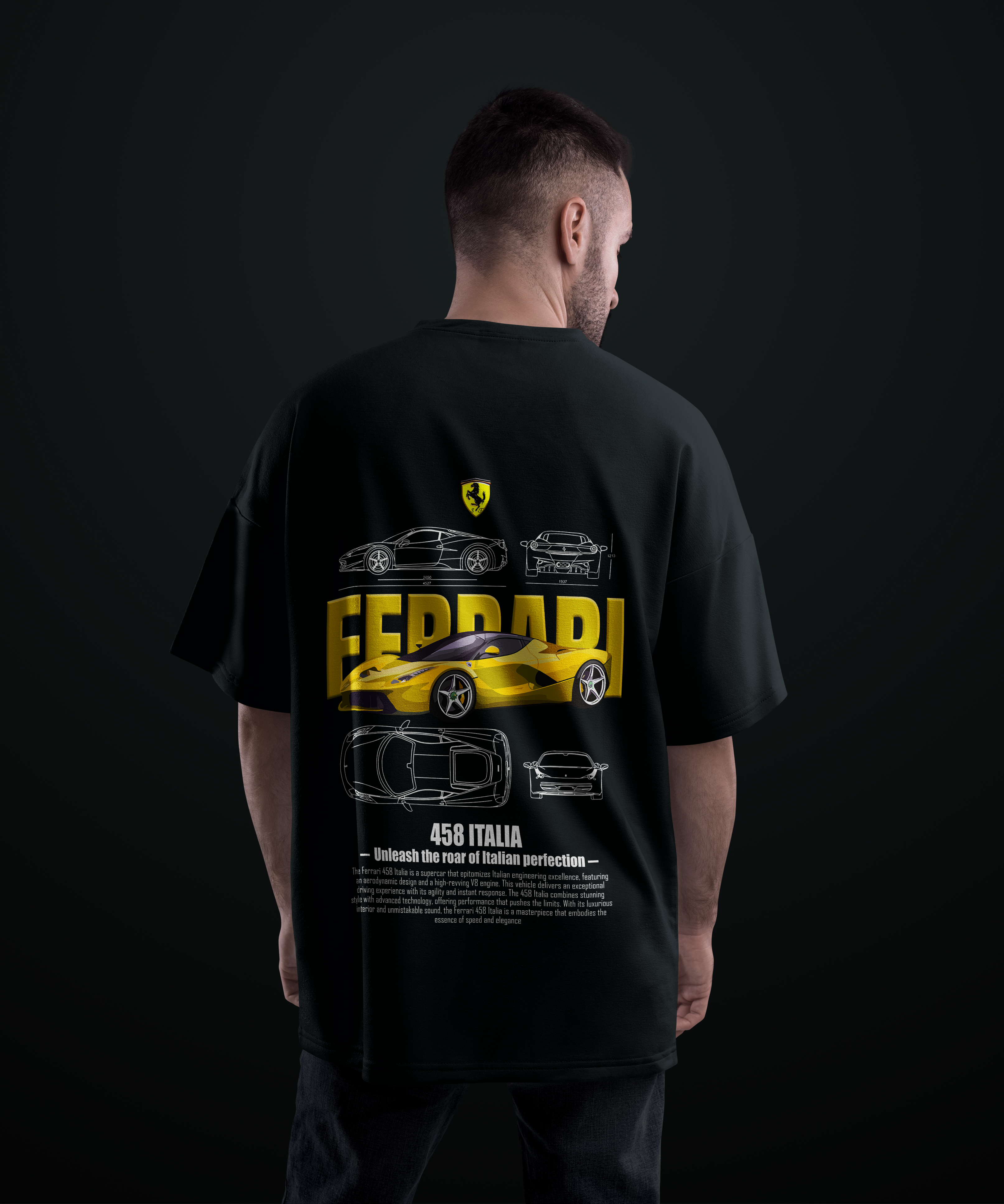 Camiseta Ferrari 458 Italia
