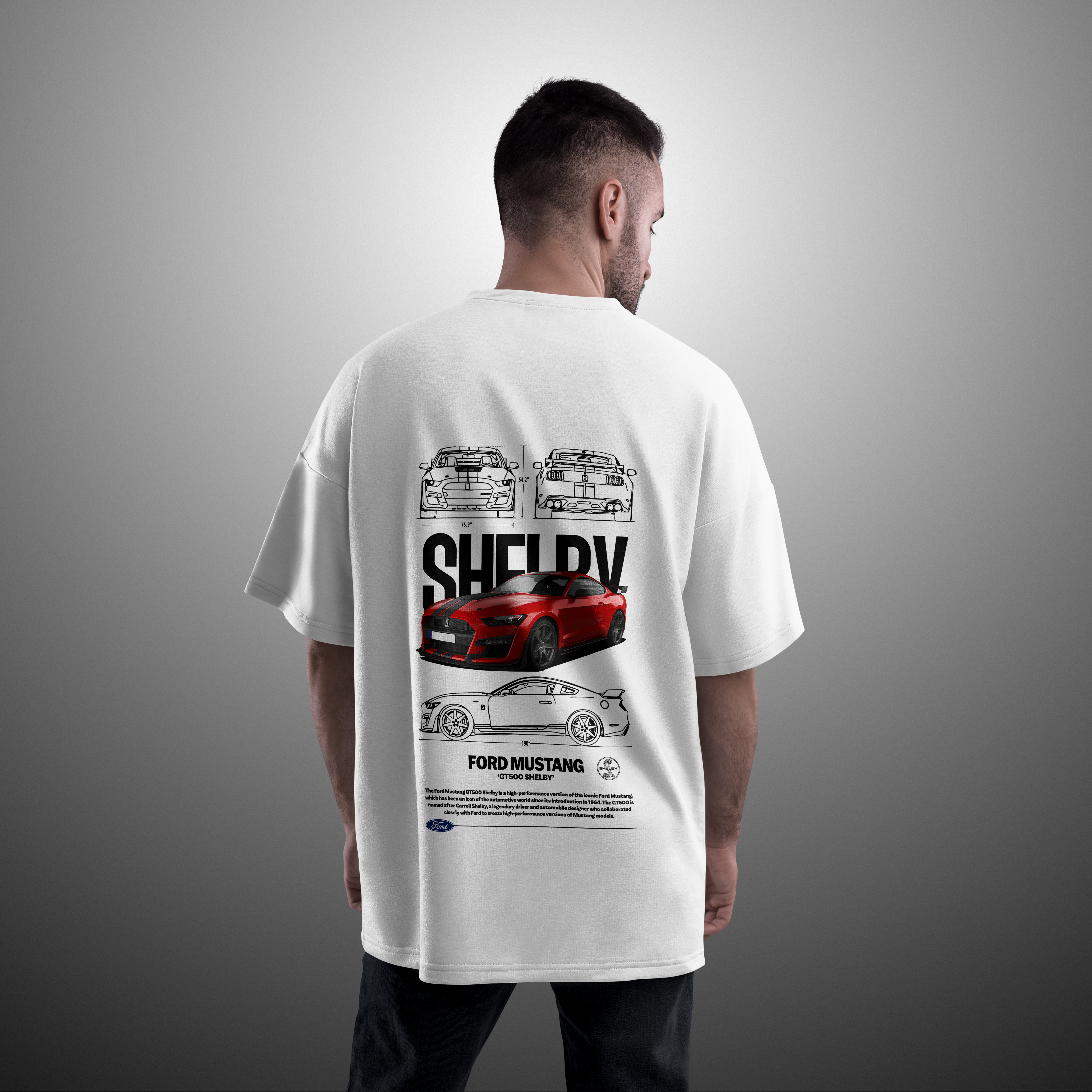 Camiseta Ford Mustang GT500 Shelby