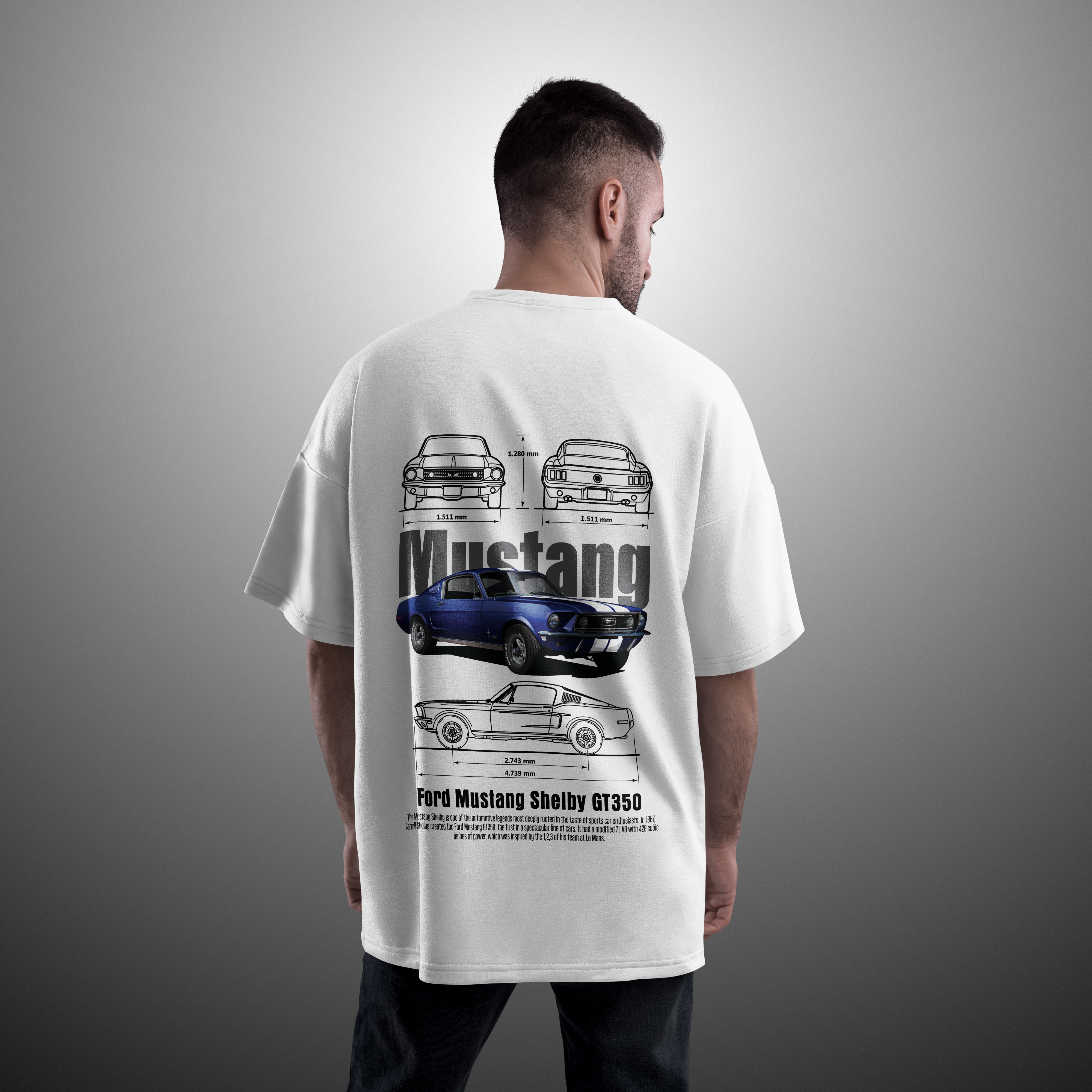 Camiseta Ford Mustang SHELBY GT 350