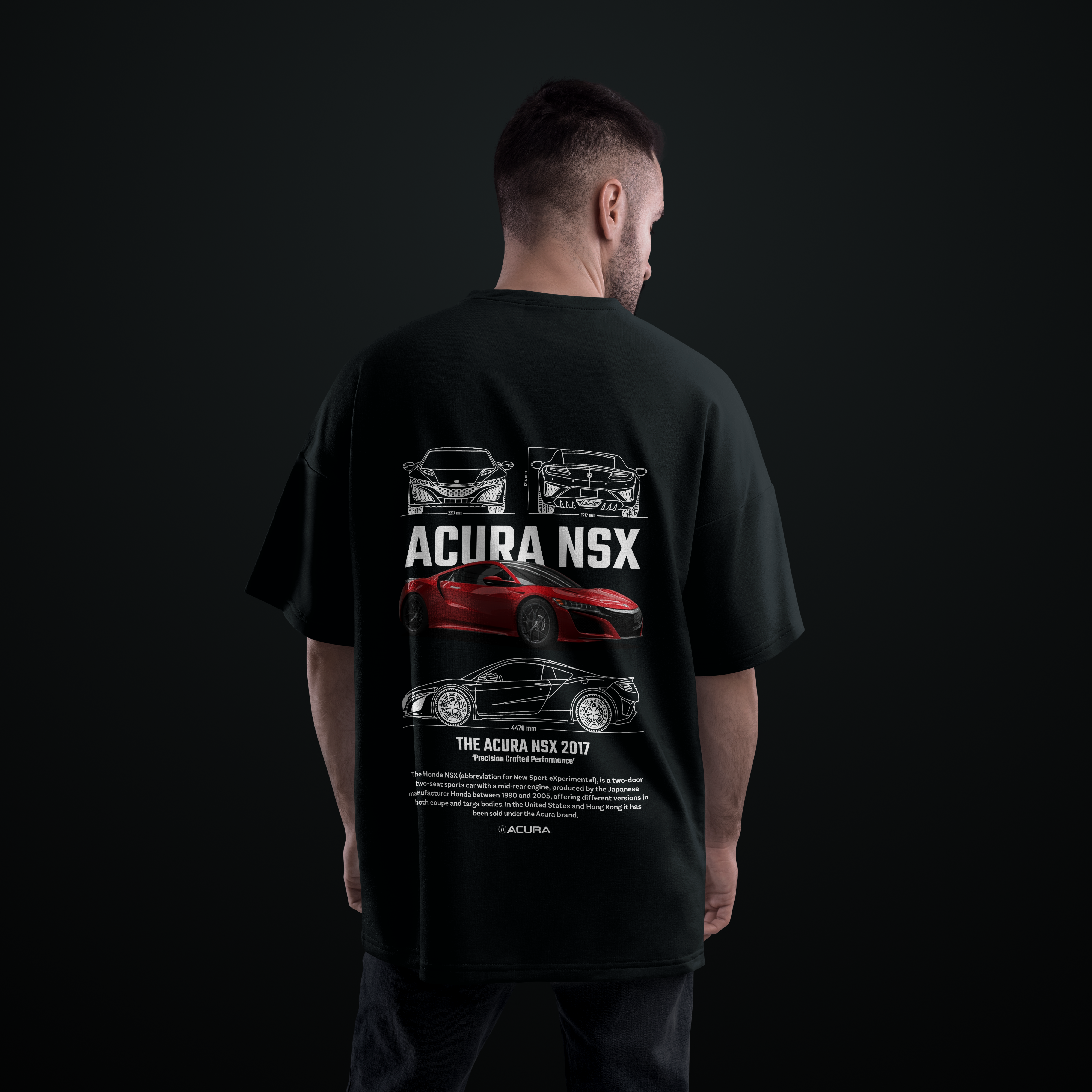 Camiseta Honda Acura NSX 2017
