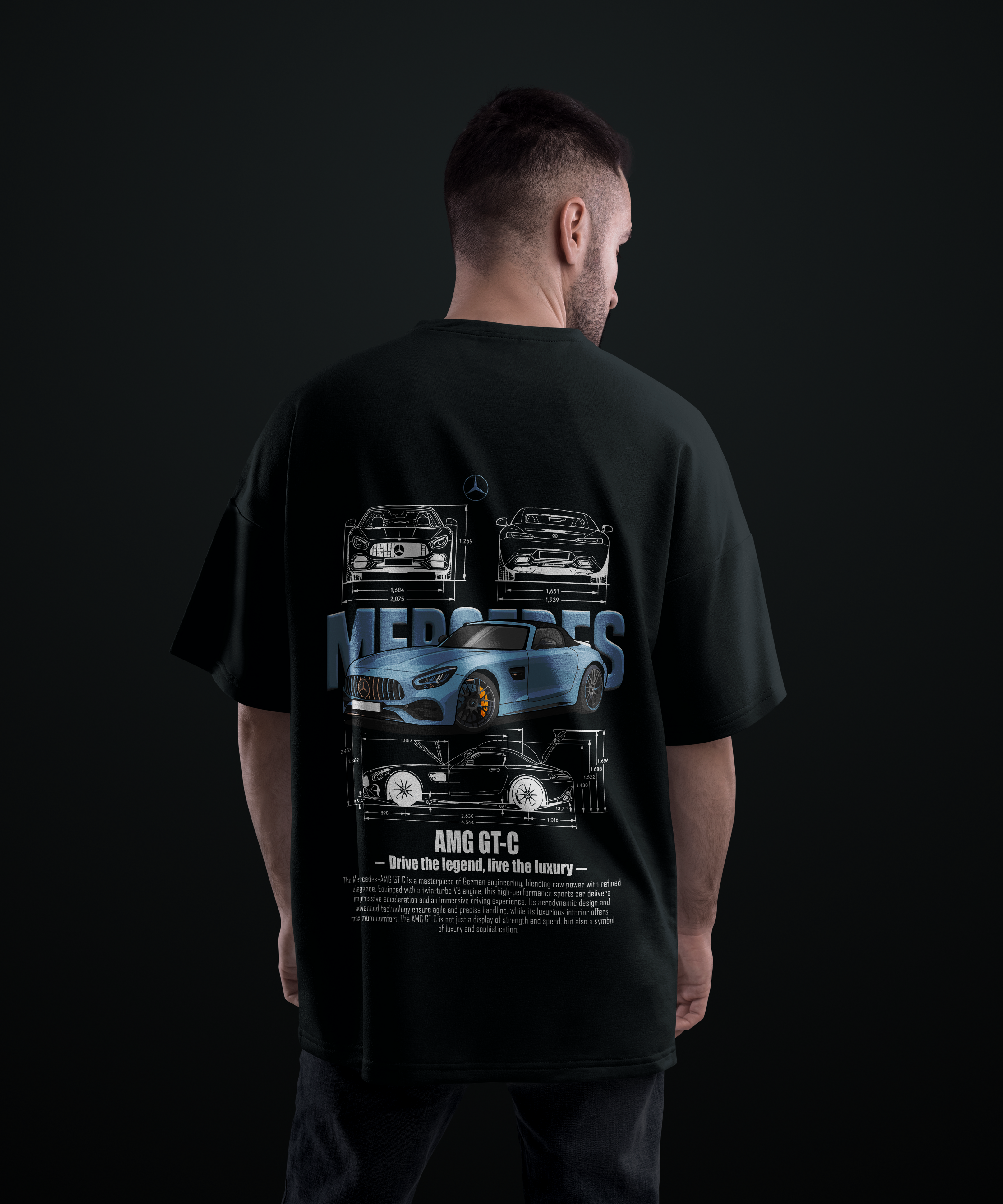 Camiseta Mercedes AMG GT-C