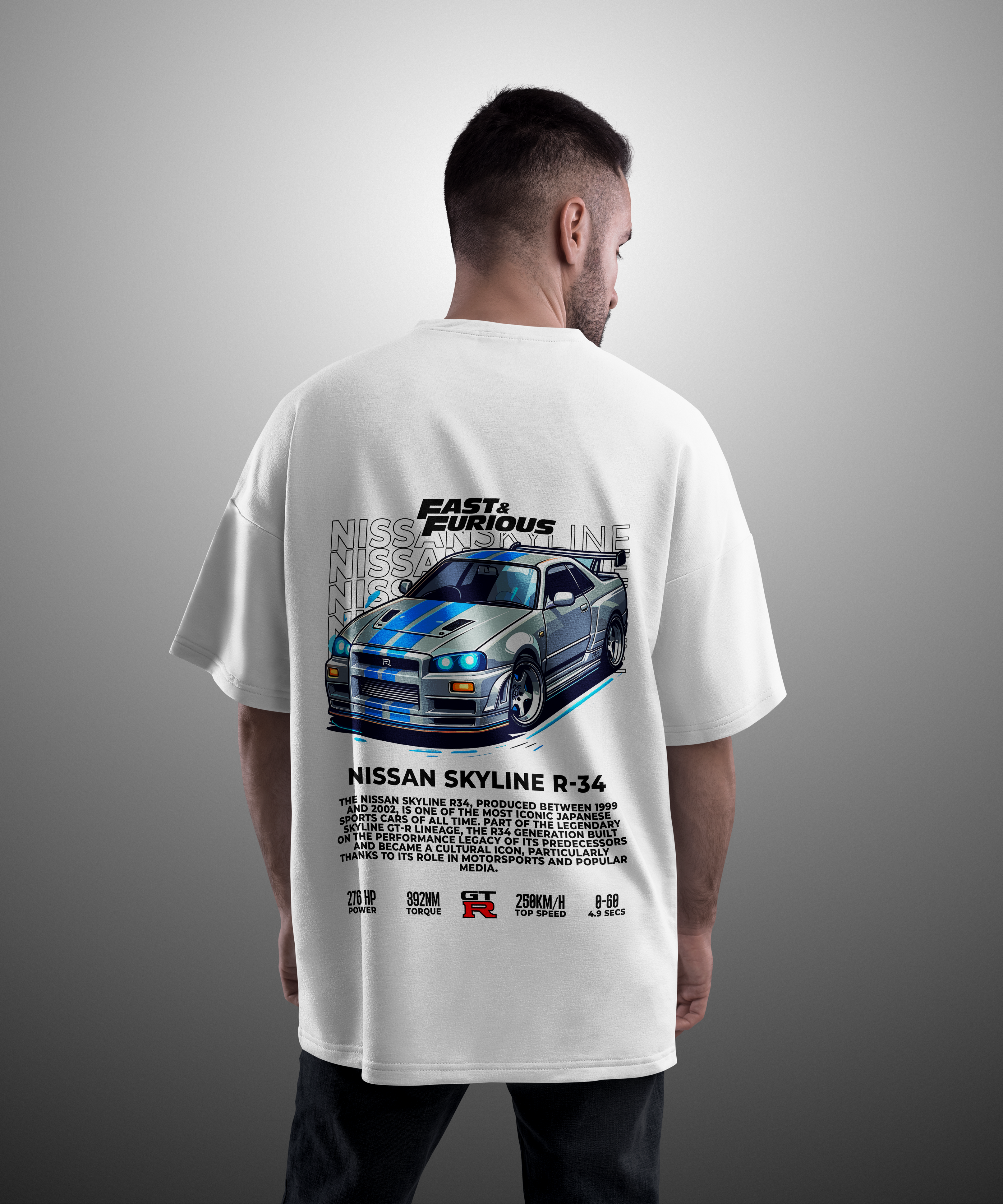 Camiseta Nissan Skyline R34