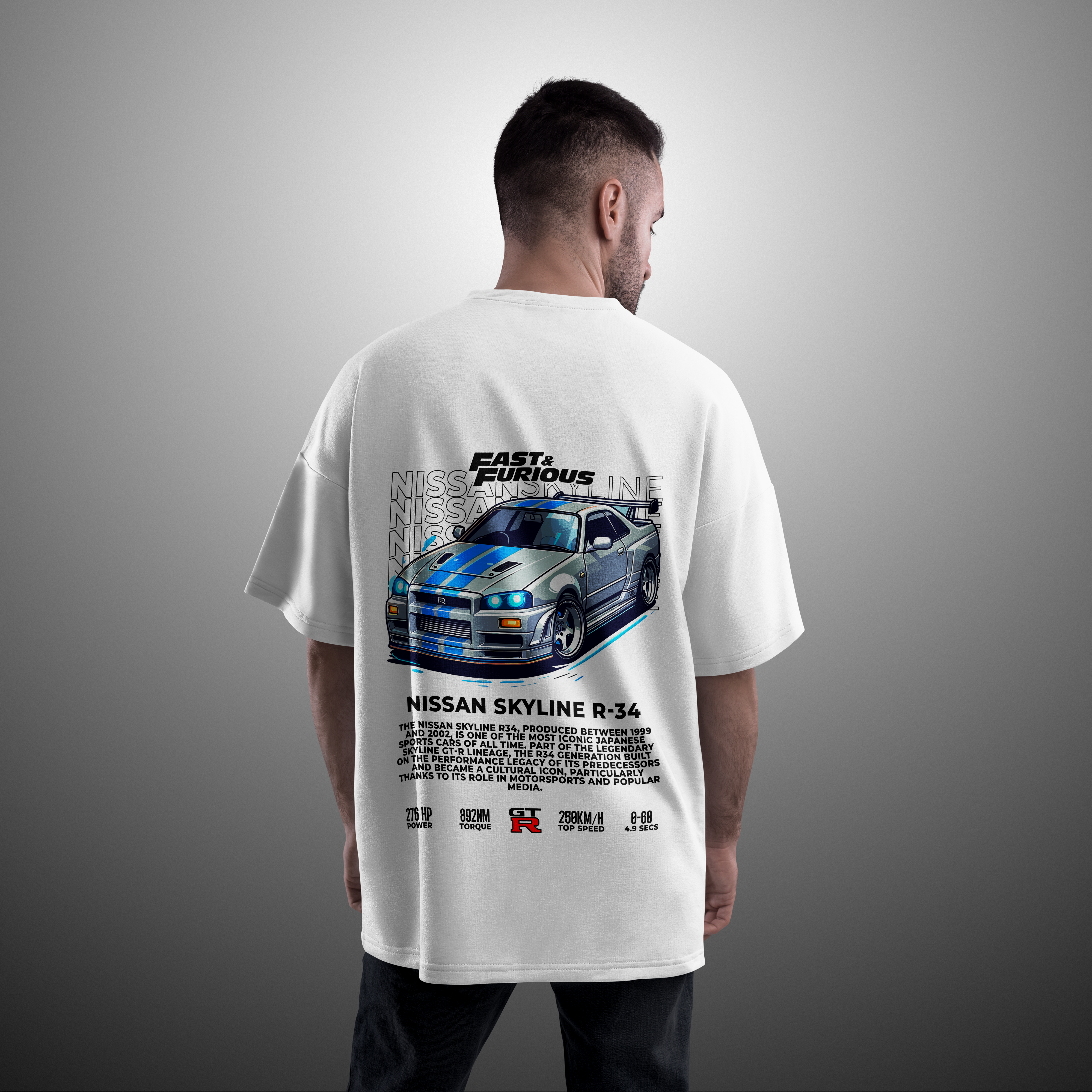 Camiseta Nissan Skyline R34