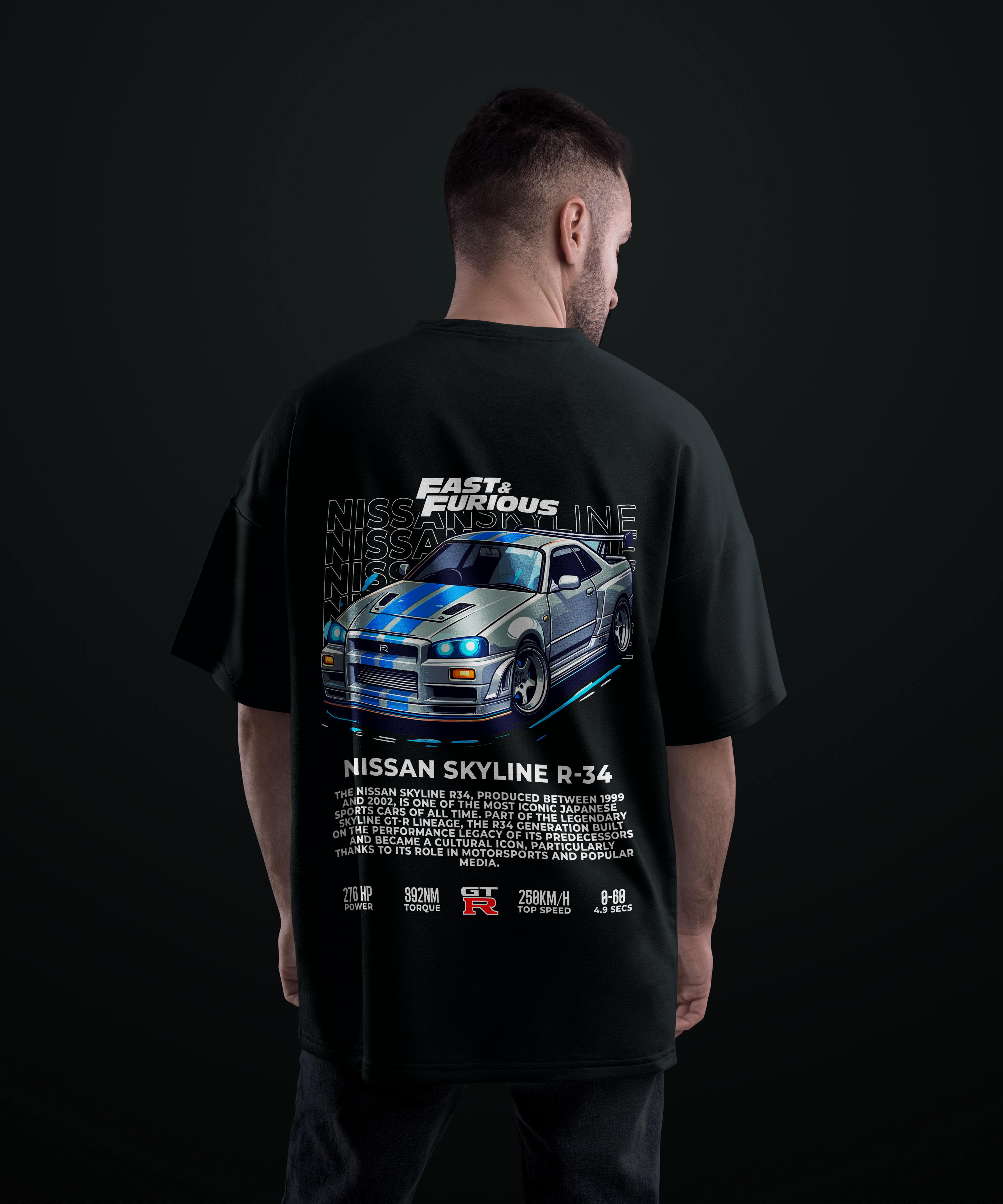 Camiseta Nissan Skyline R34