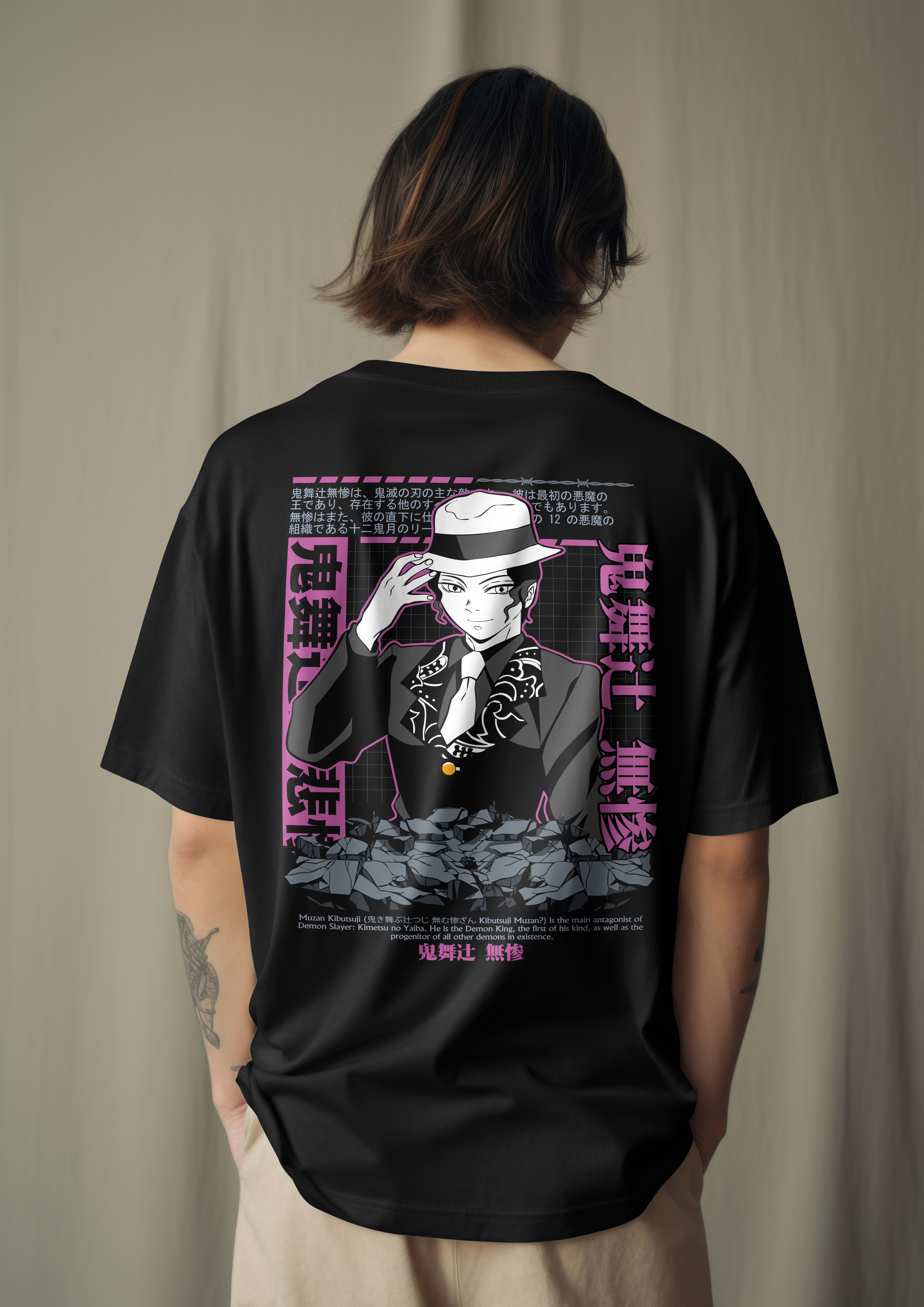 Camiseta Muzan Kibutsuji