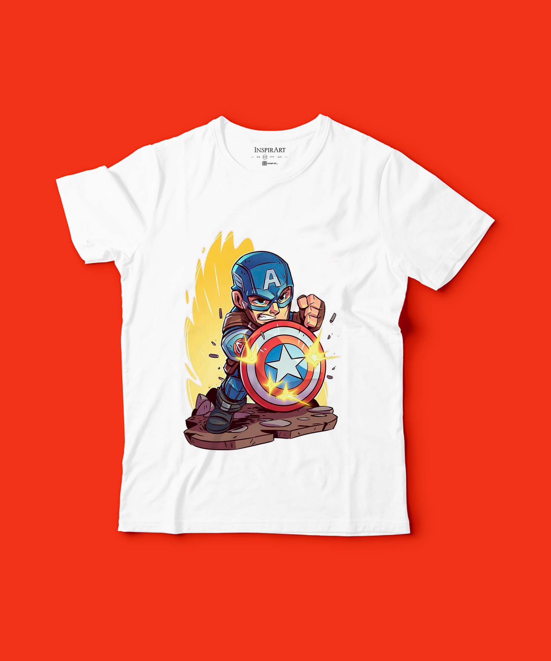 Camiseta Capitán America (SUBLIMACIÓN)