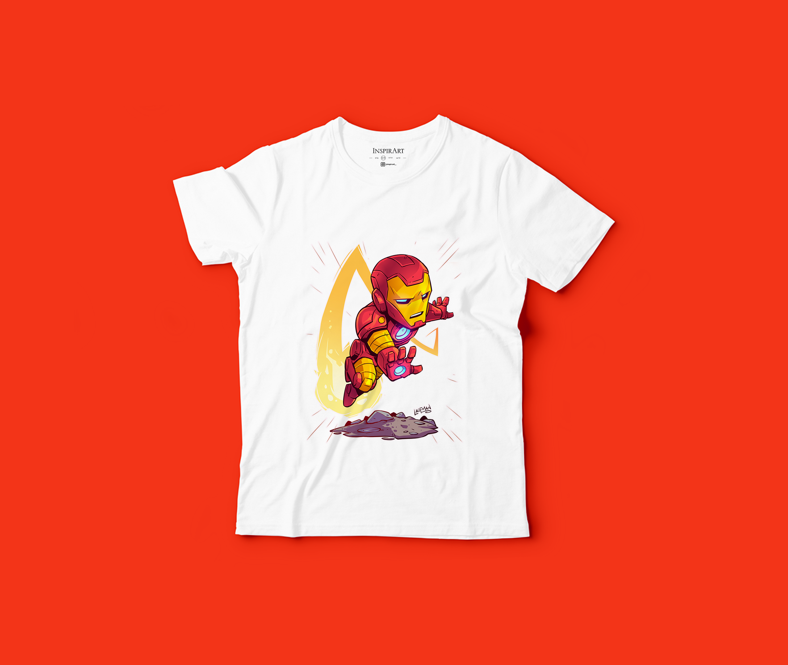 Camiseta Iron Man (SUBLIMACIÓN)