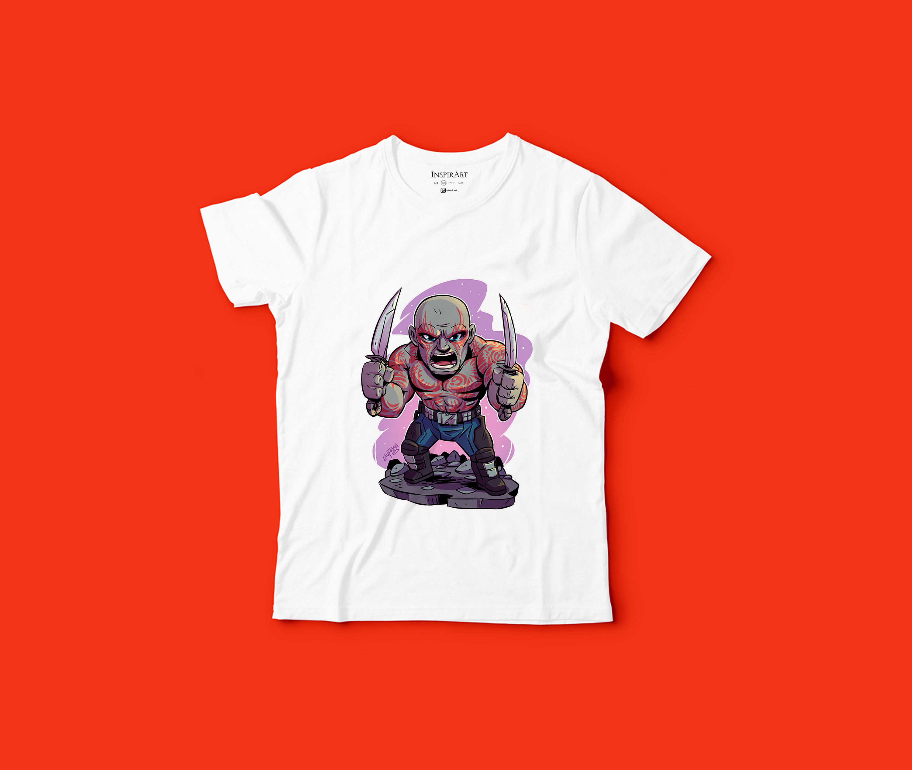 Camiseta Drax (SUBLIMACIÓN)