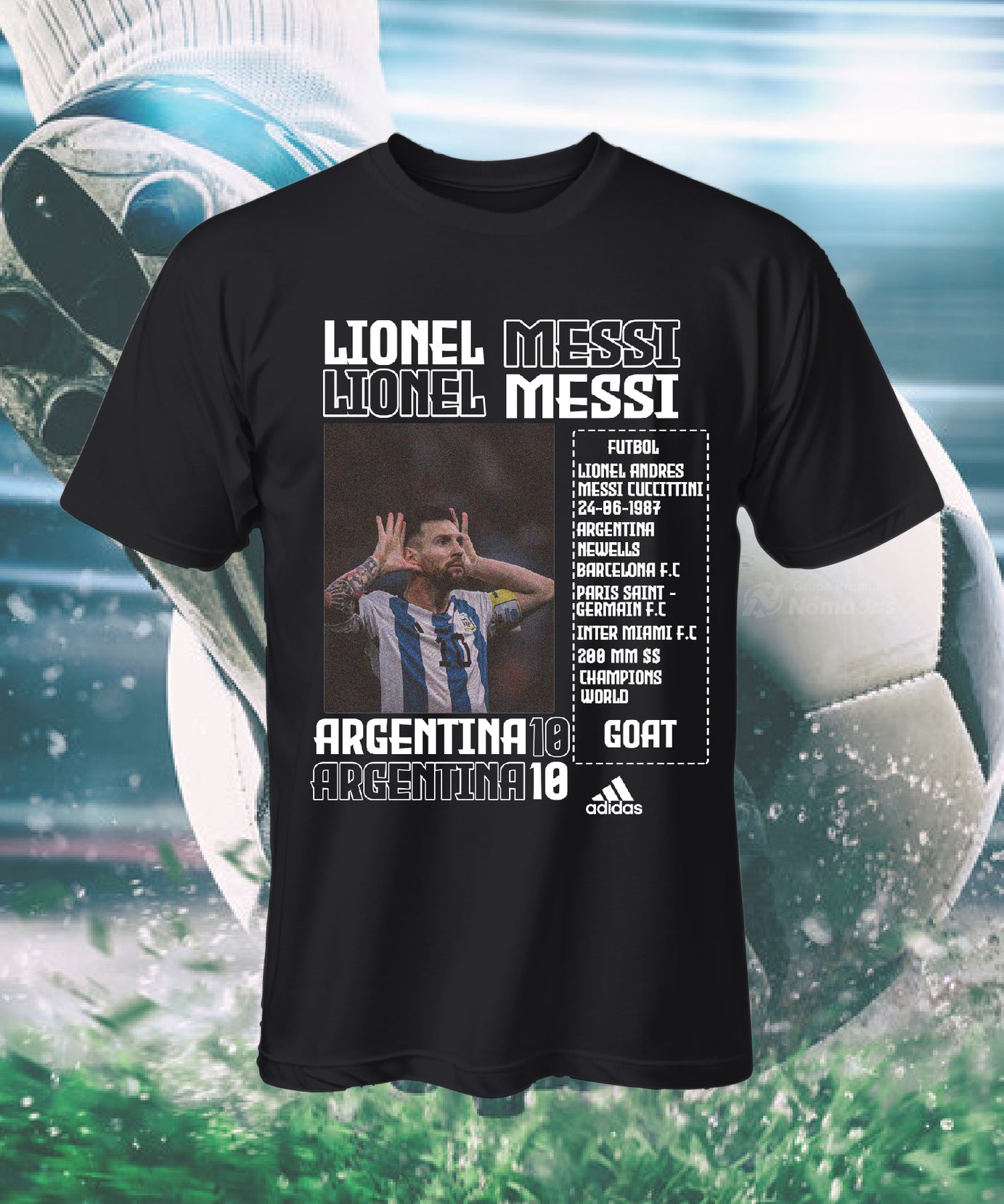 Camiseta Messi Homenaje 4