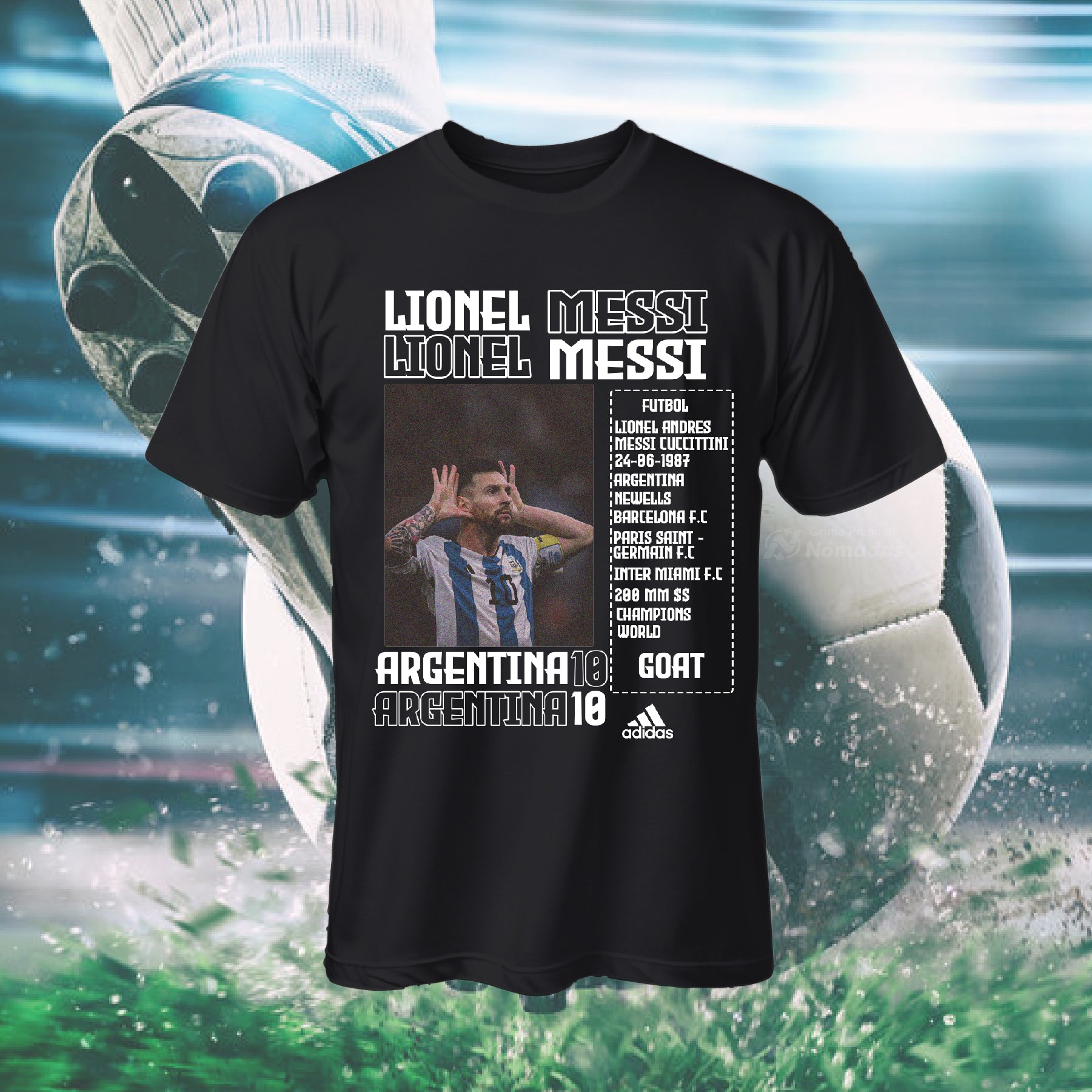 Camiseta Messi Homenaje 4