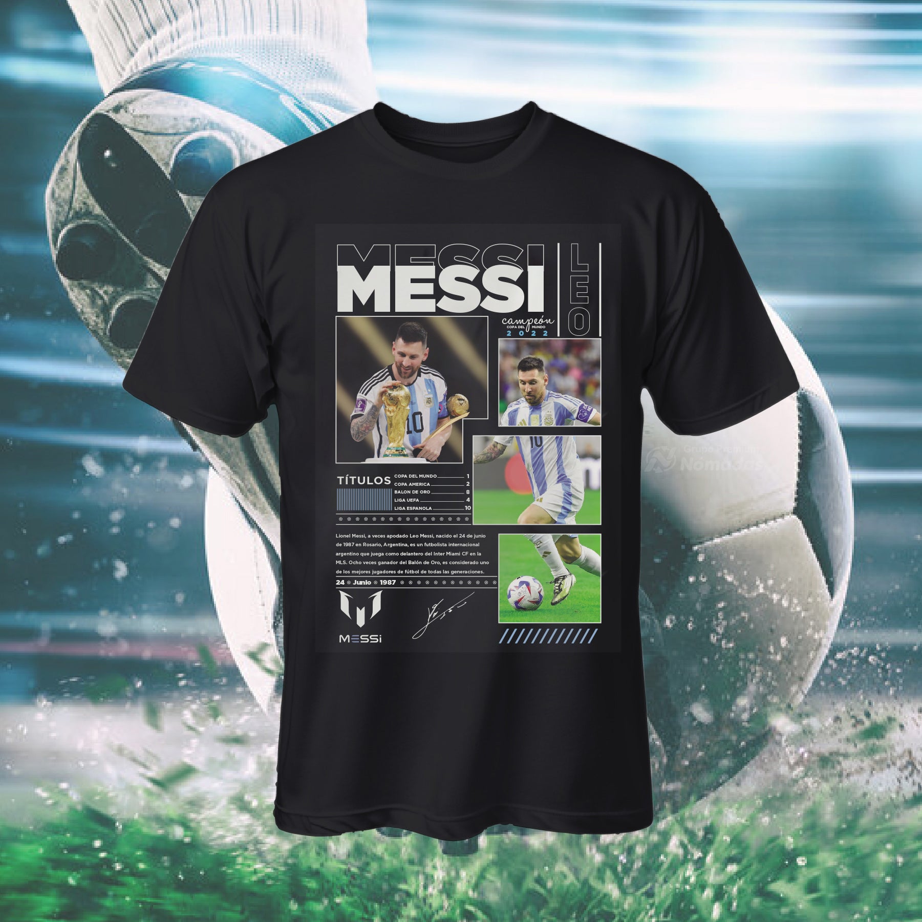 Camiseta Messi Homenaje 6