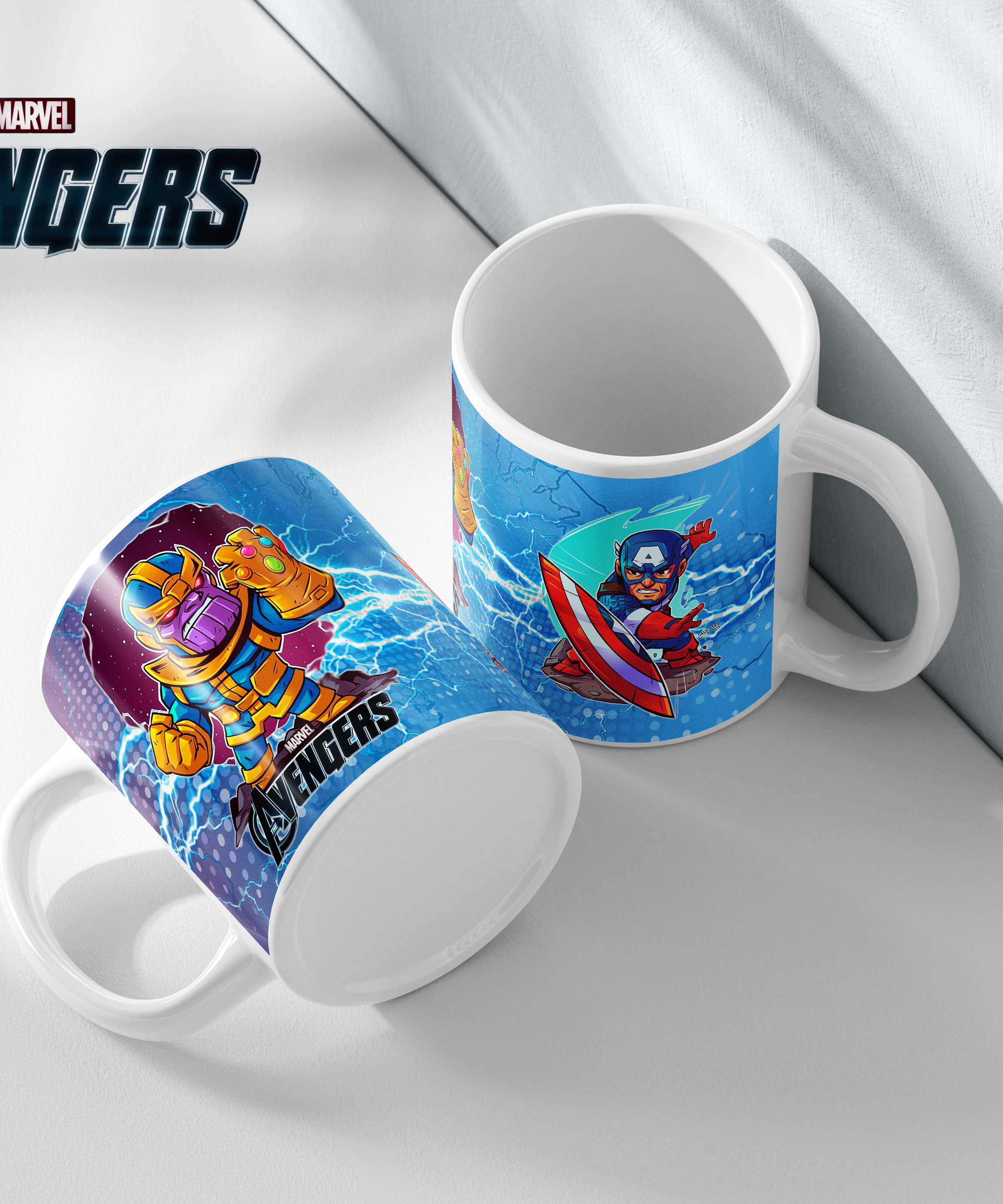 Mugs Capitán América