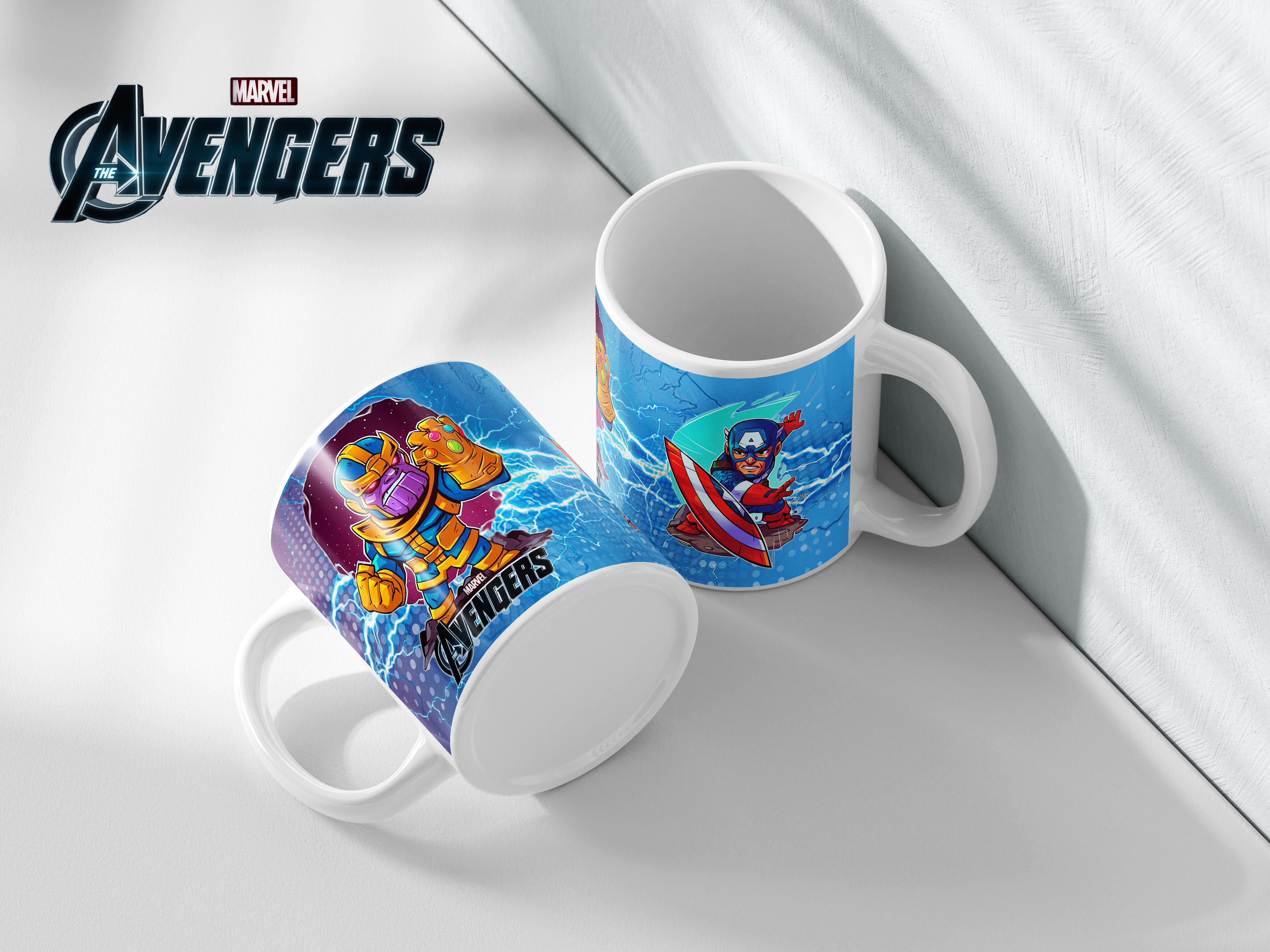 Mugs Capitán América