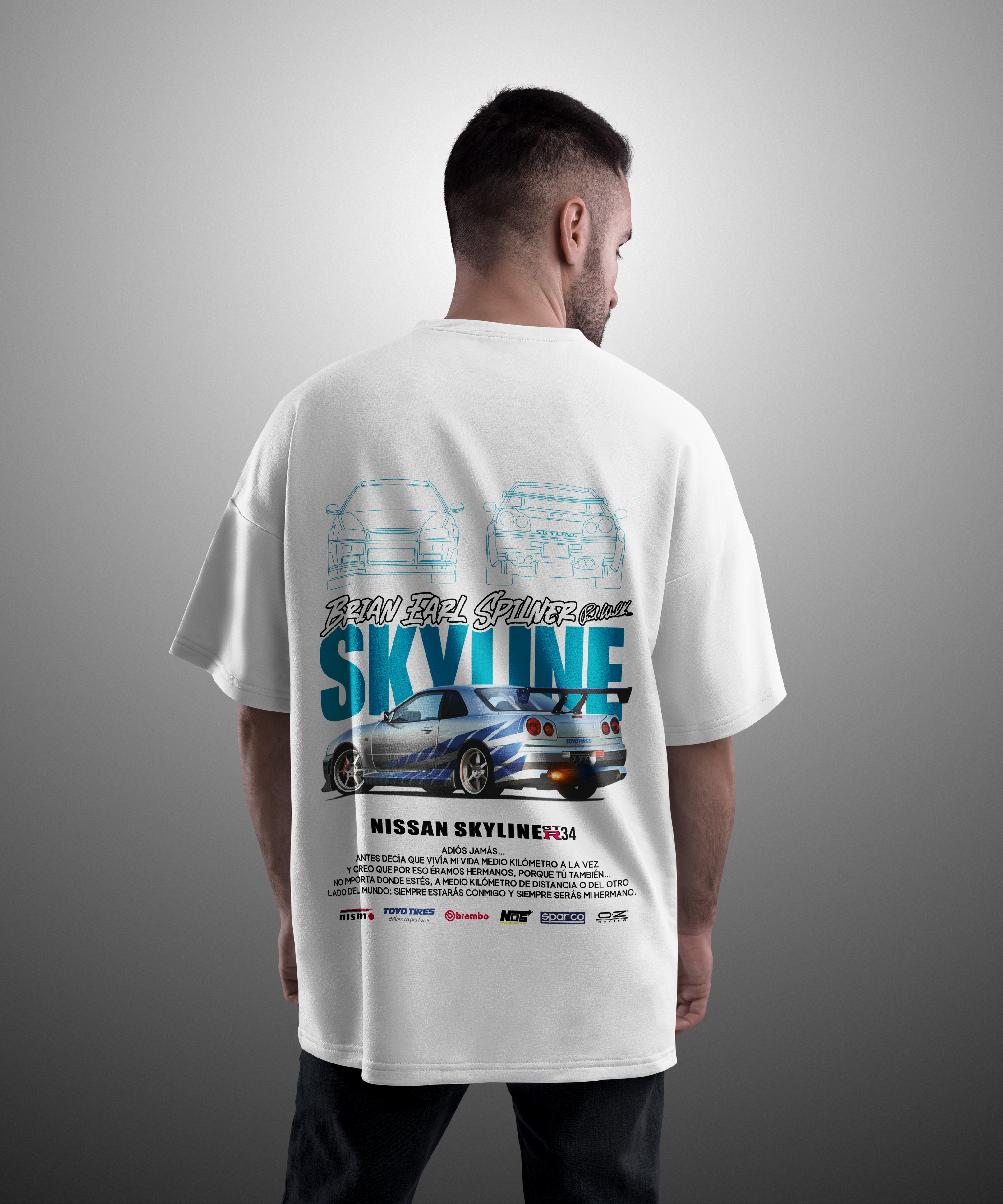 Camiseta Nissan Skyline GTR34