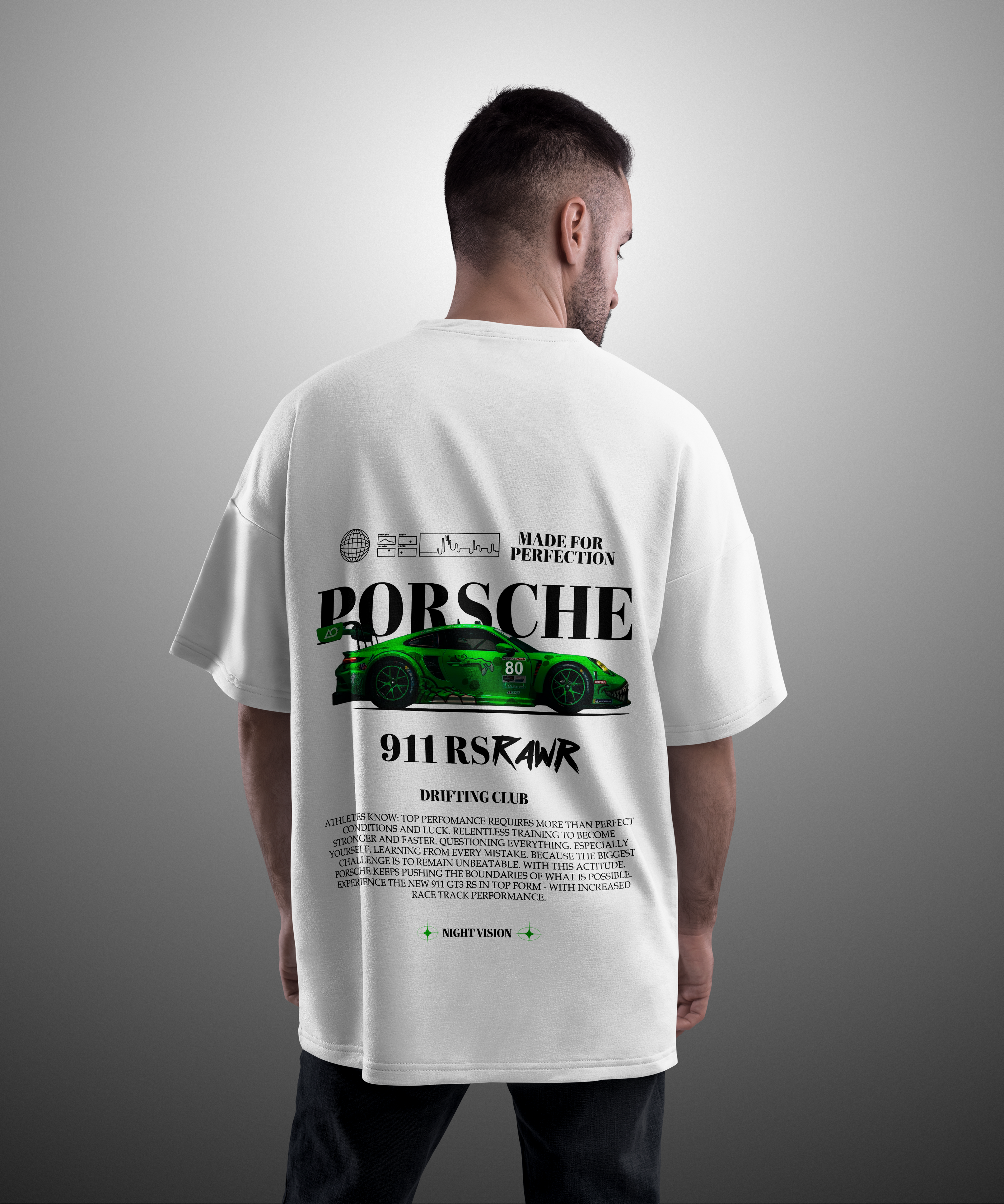 Camiseta Porsche 911 RS RAWR