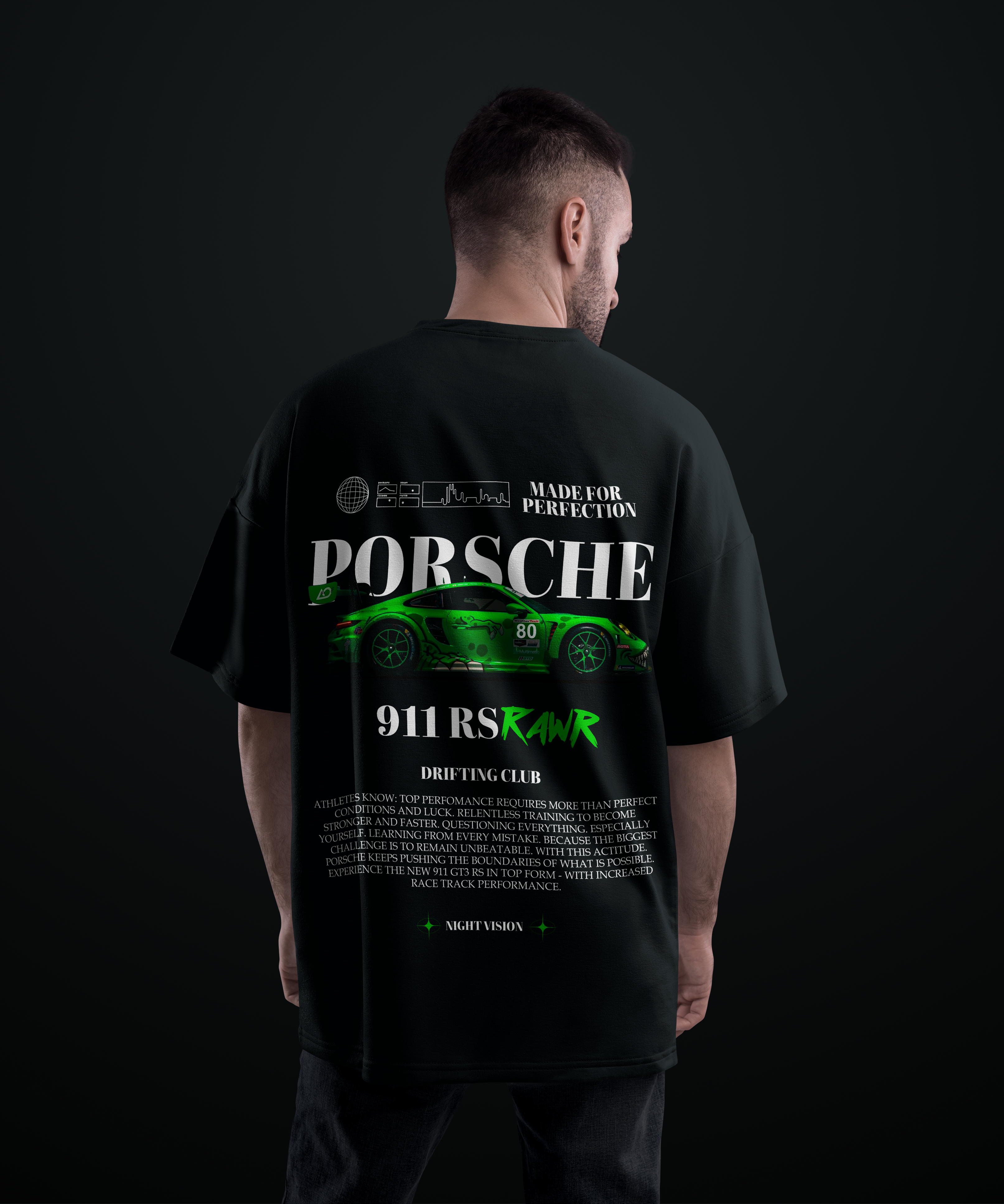 Camiseta Porsche 911 RS RAWR