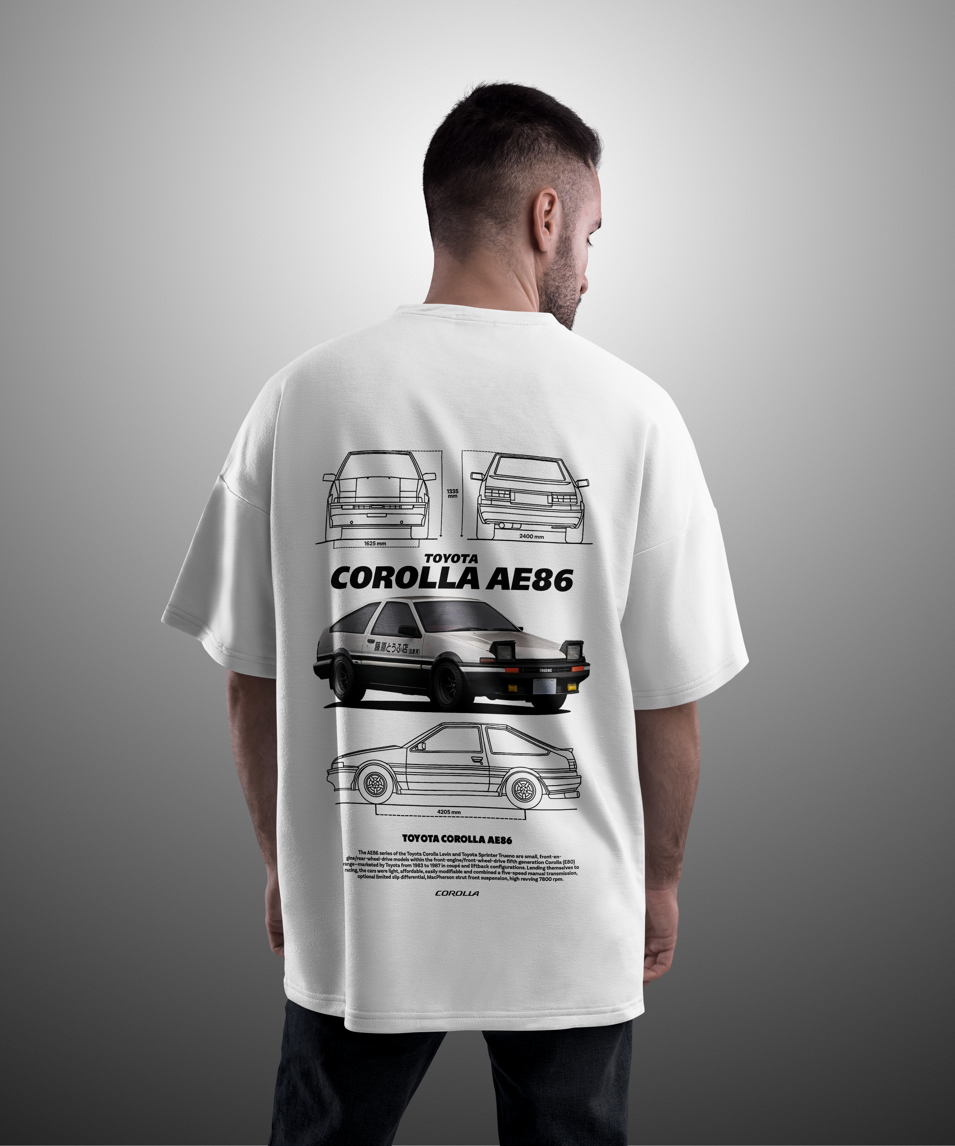 Camiseta Toyota Corolla AE86