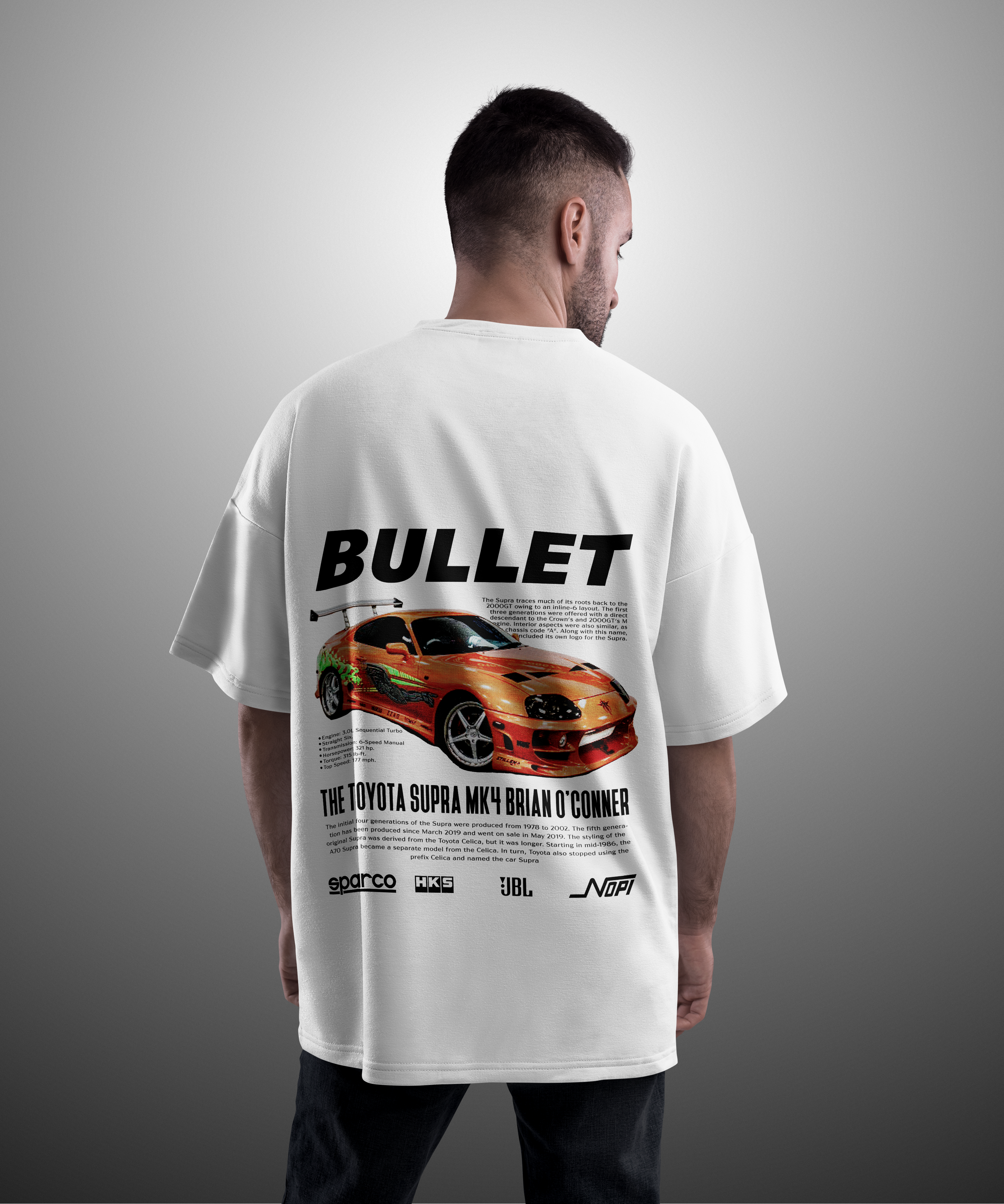 Camiseta Toyota Supra MK4 Brian o` Conner