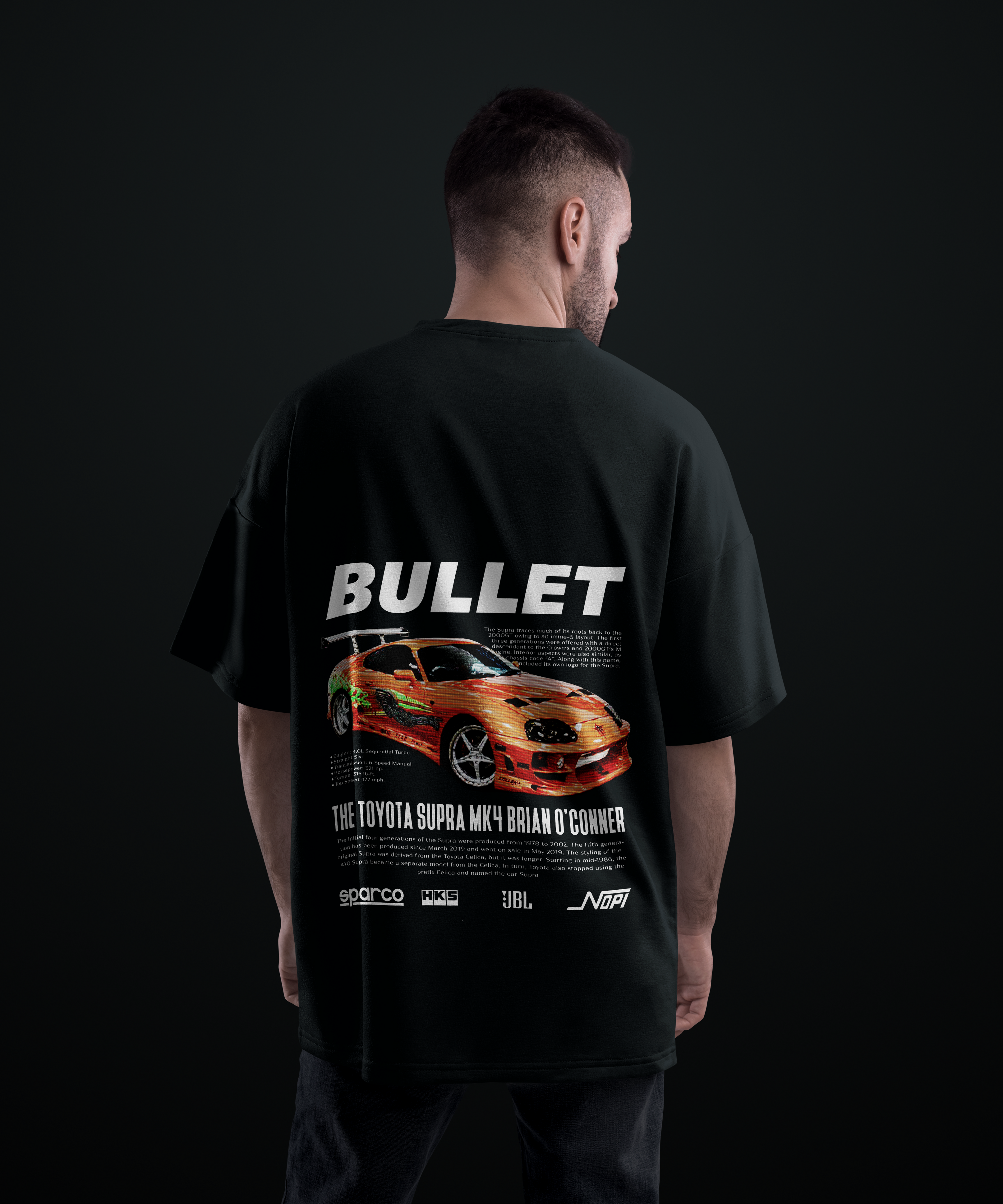 Camiseta Toyota Supra MK4 Brian o` Conner