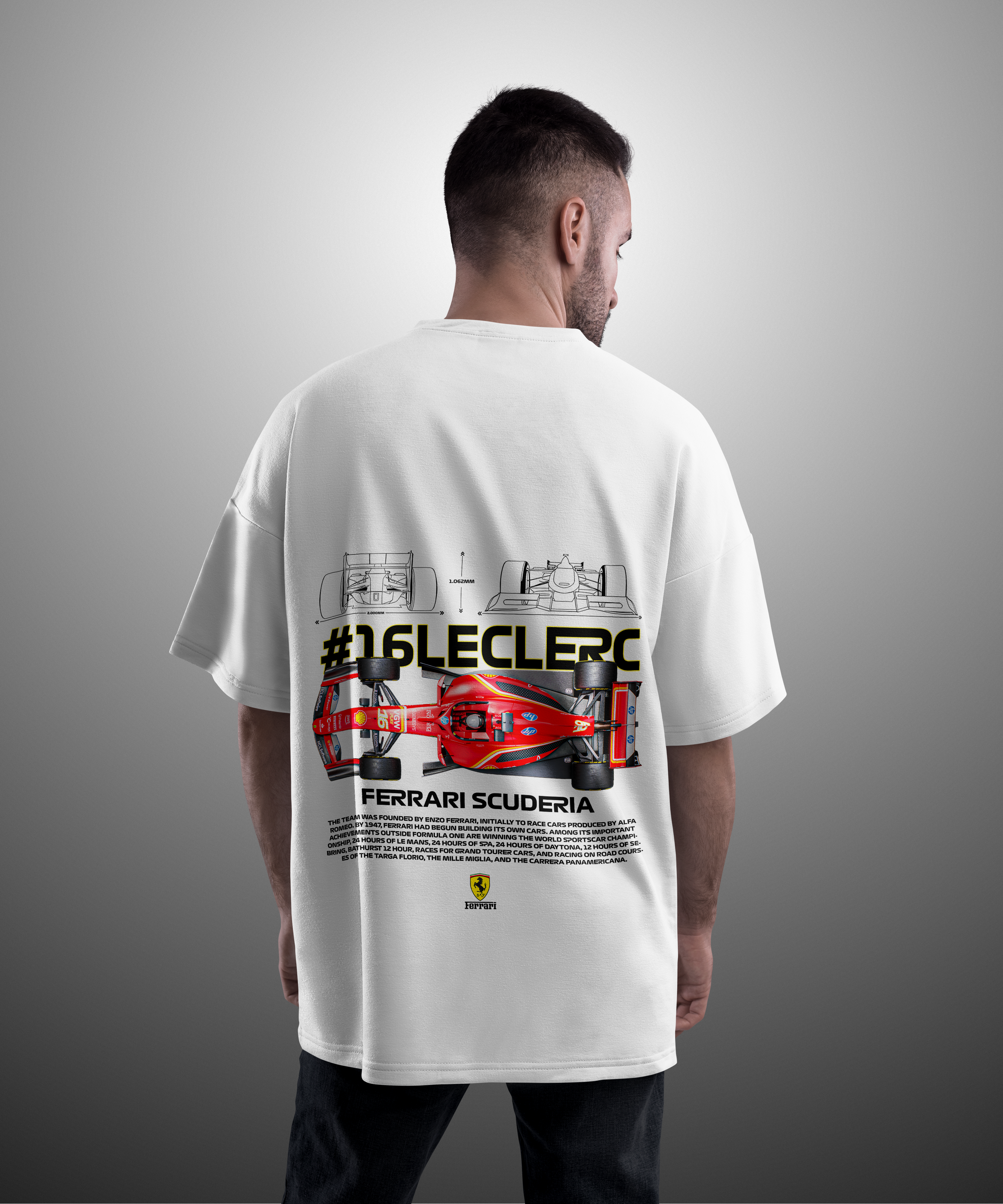 Camiseta F1 Charles leclerc