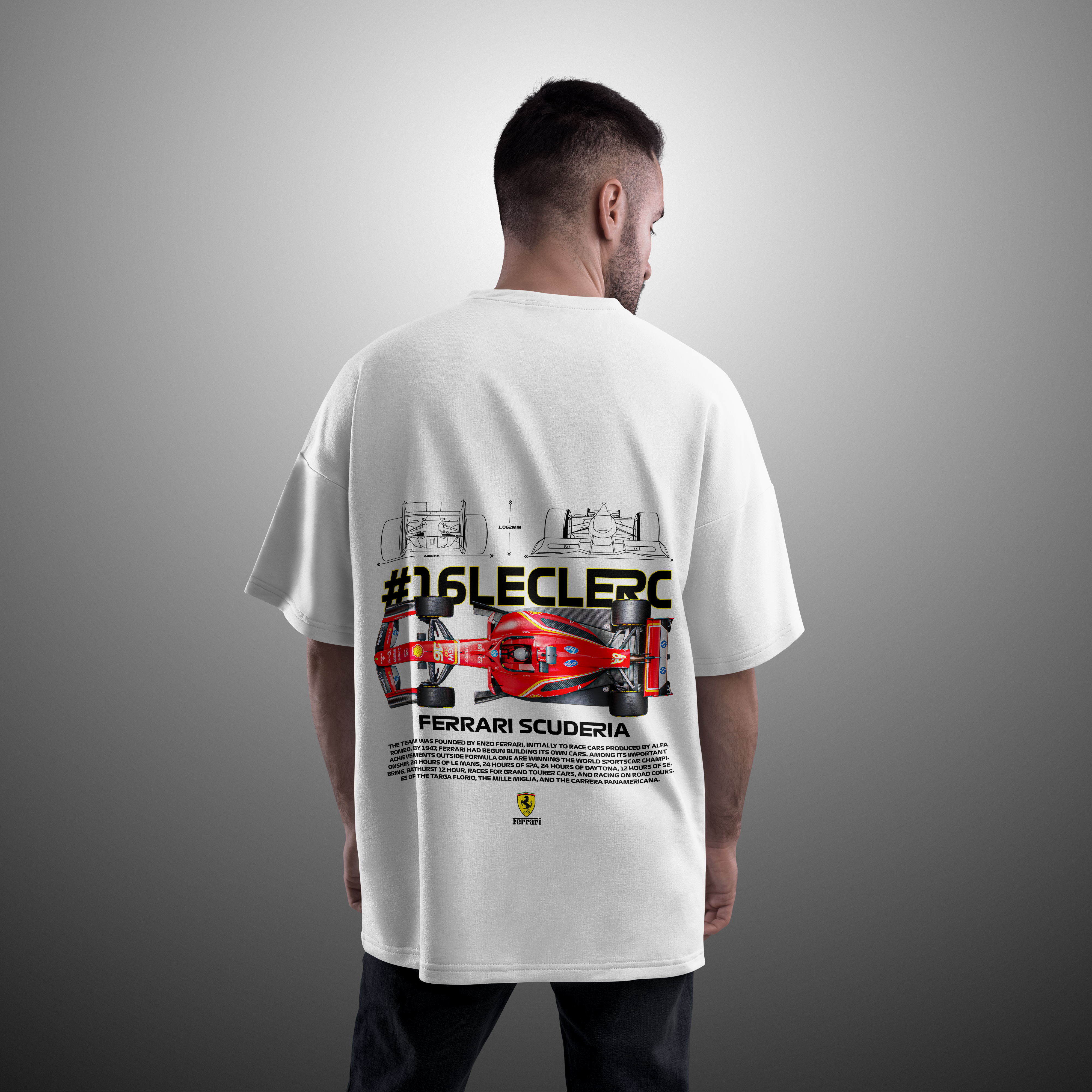 Camiseta F1 Charles leclerc