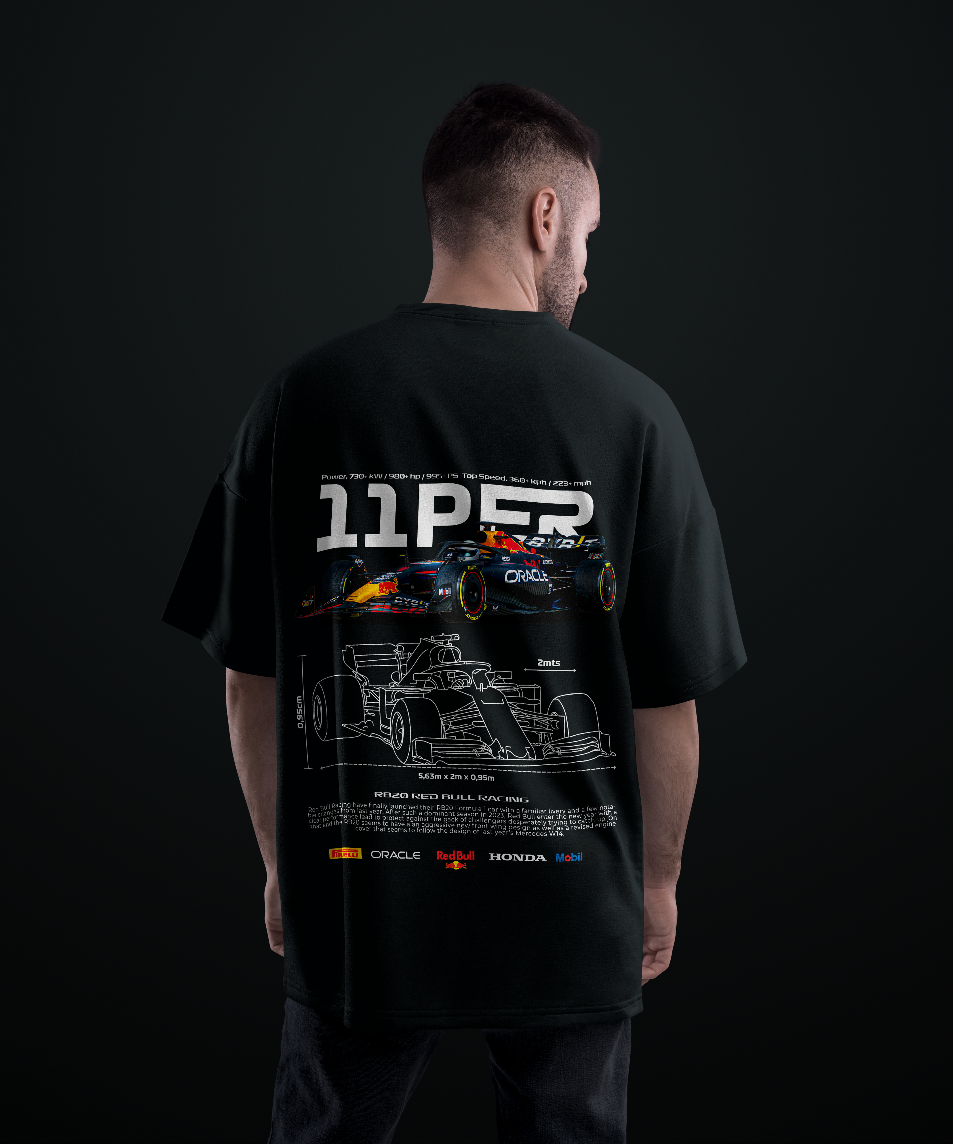 Camiseta F1 RB20 Racing