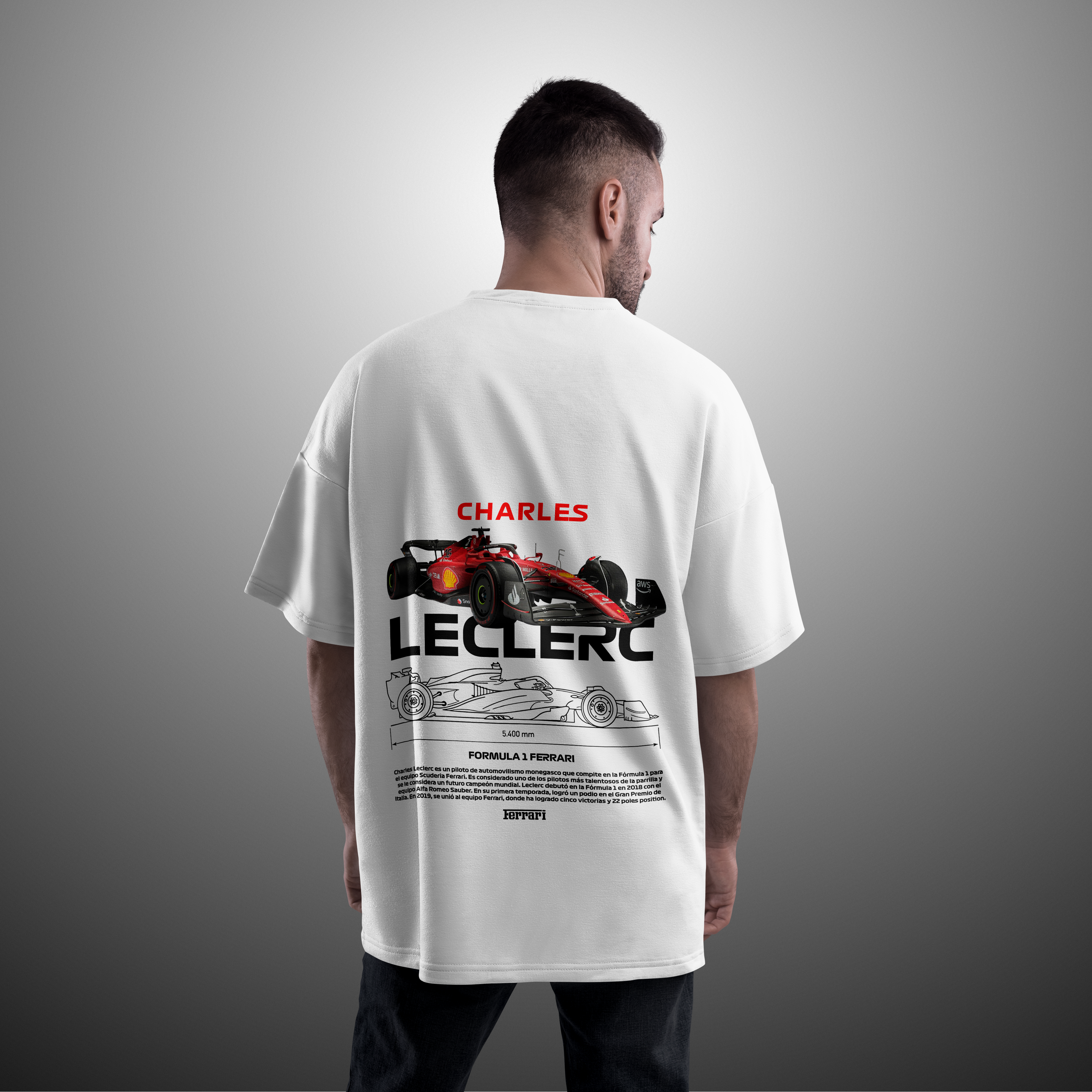 Camiseta F1 Charles Leclerc