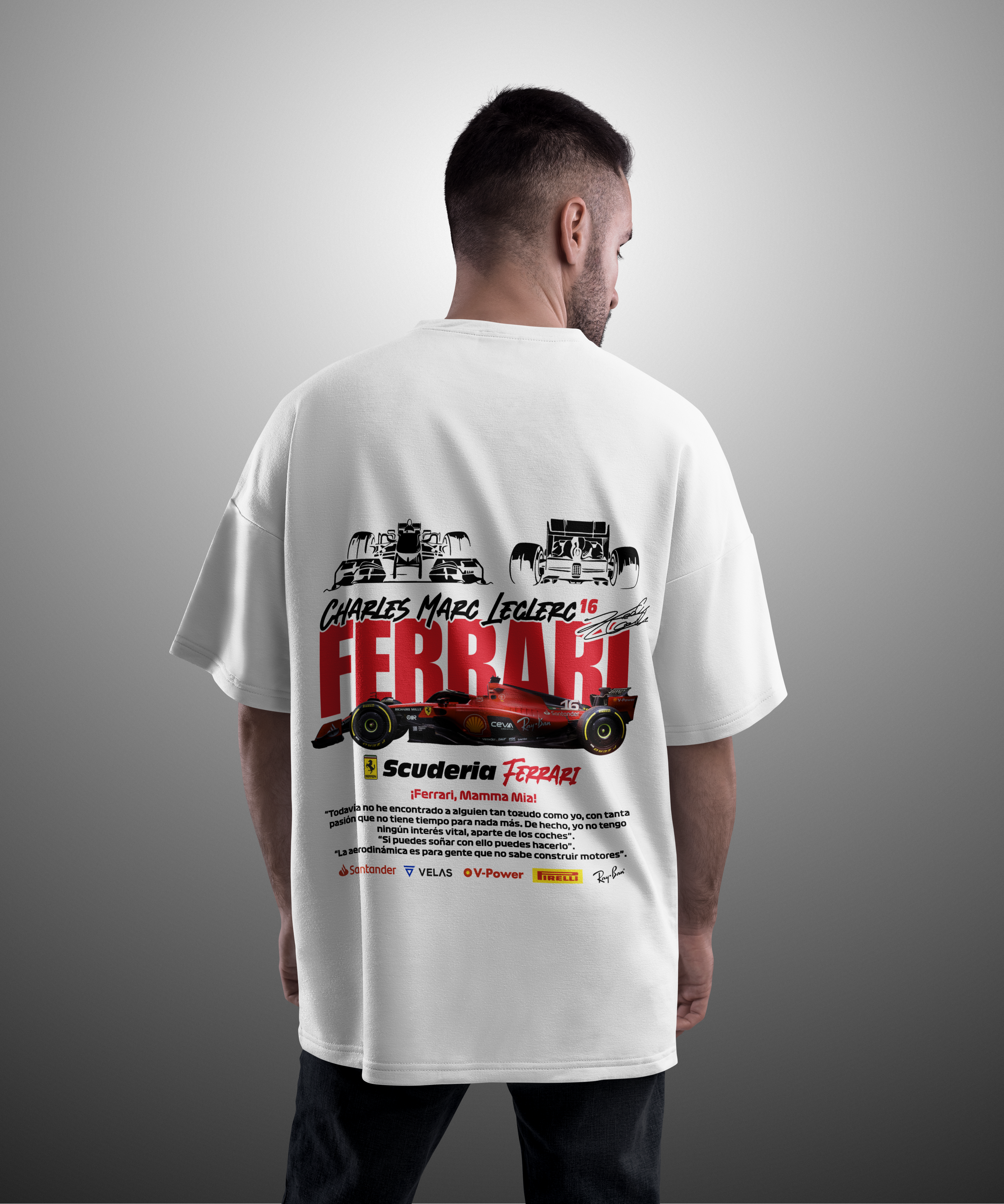 Camiseta F1 Charles Leclerc