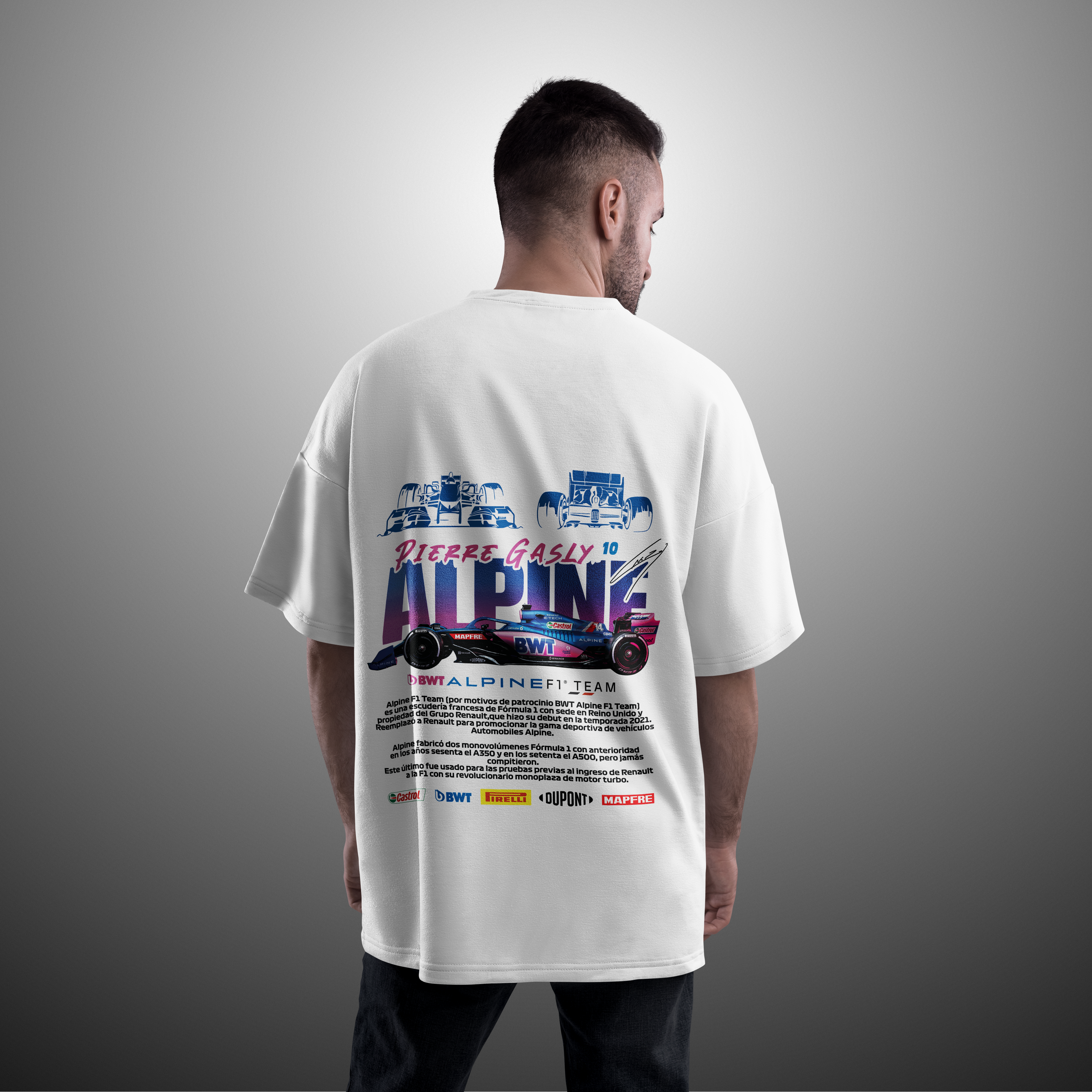 Camiseta F1 Pierre Gasly