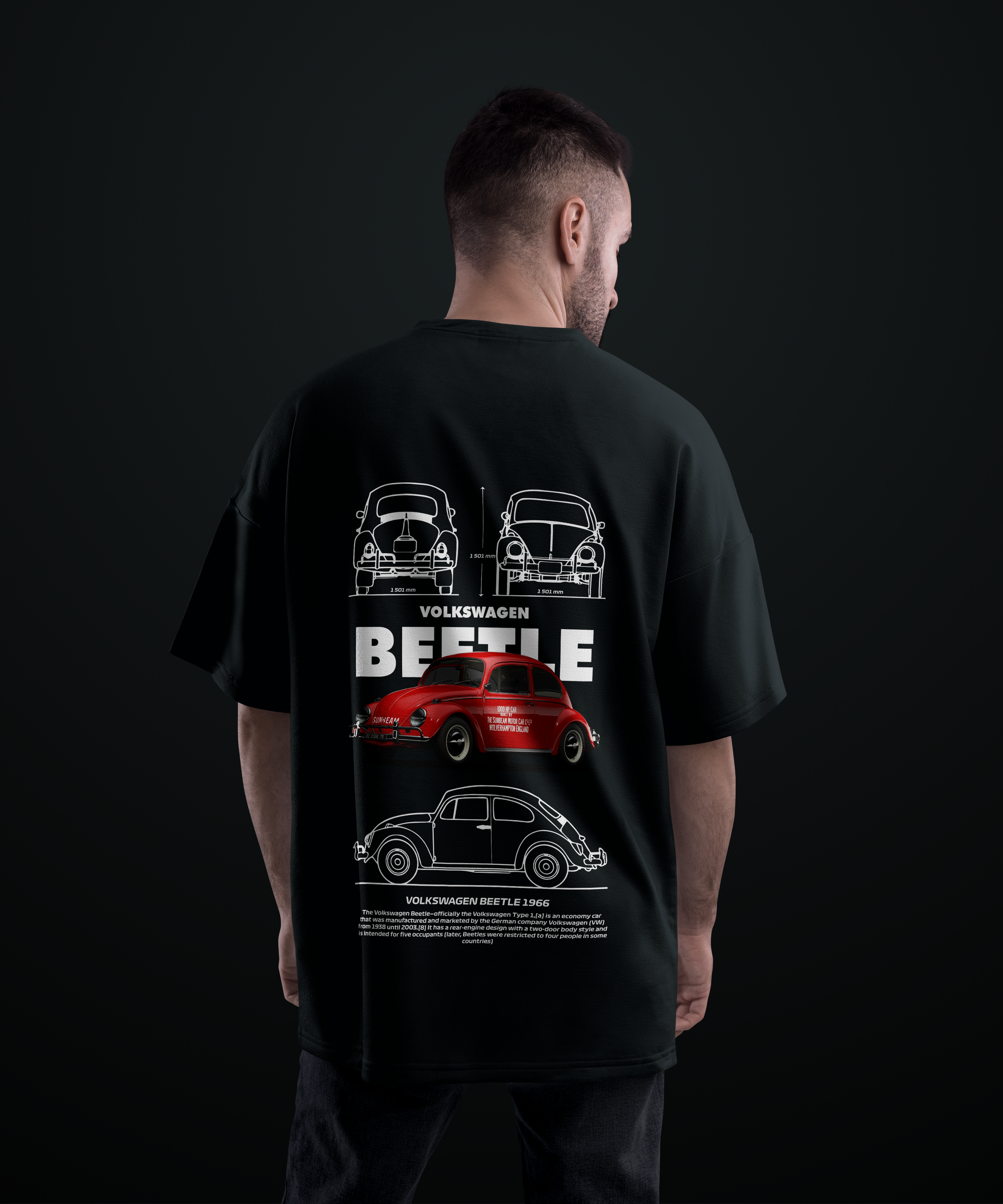 Camiseta Volkswagen Beetle 1966