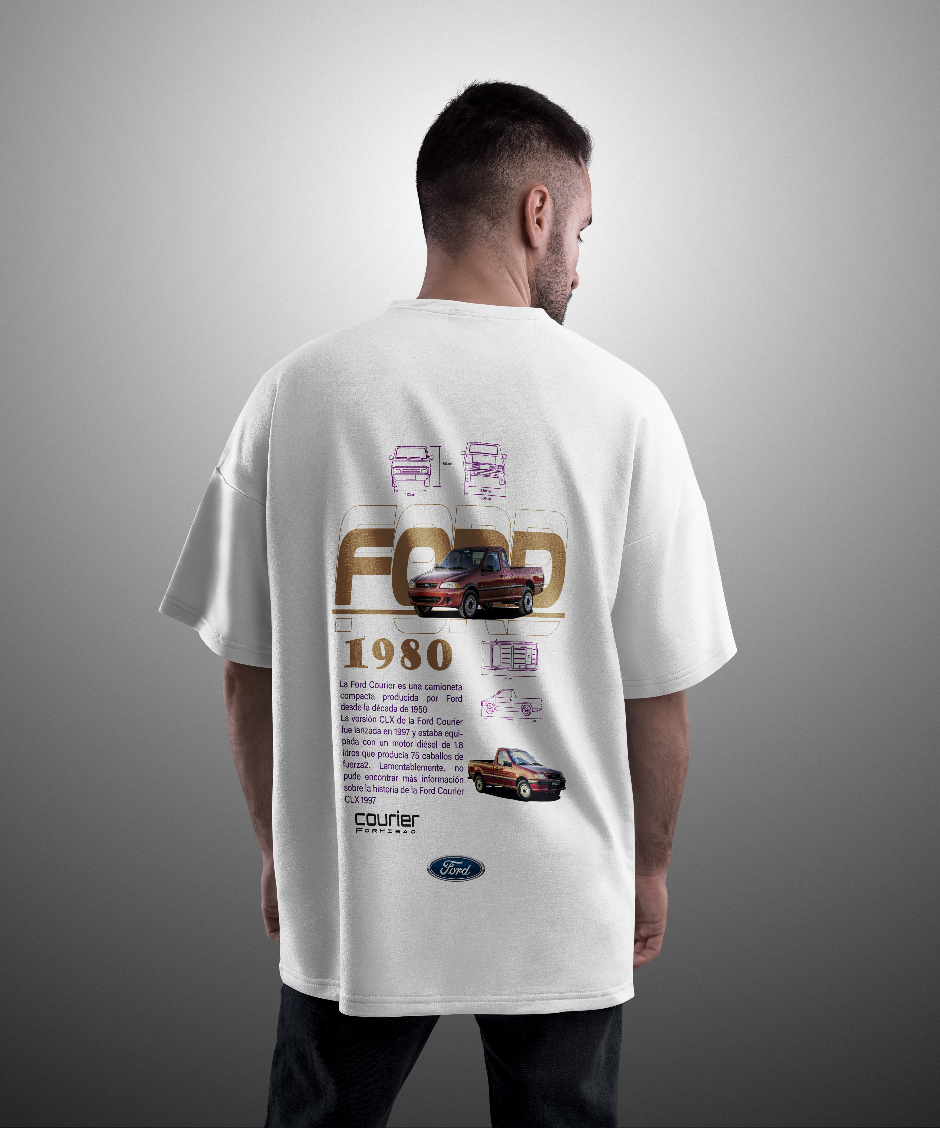 Camiseta Ford Courier 1980