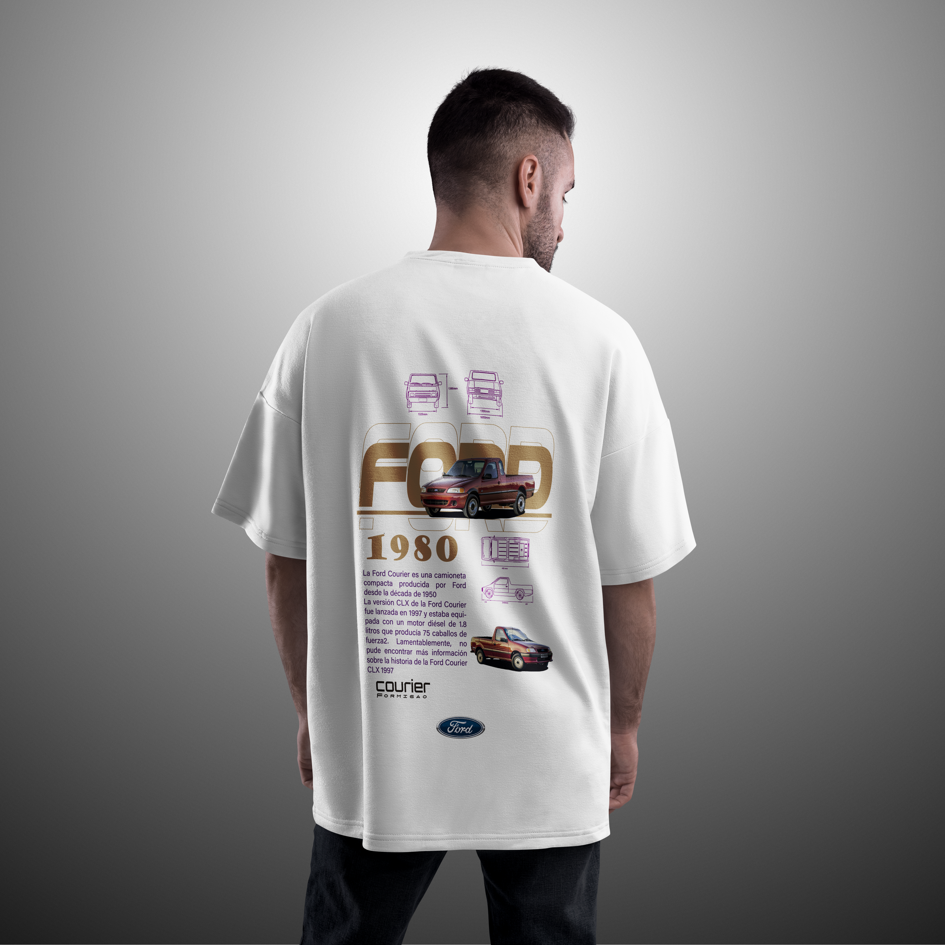Camiseta Ford Courier 1980
